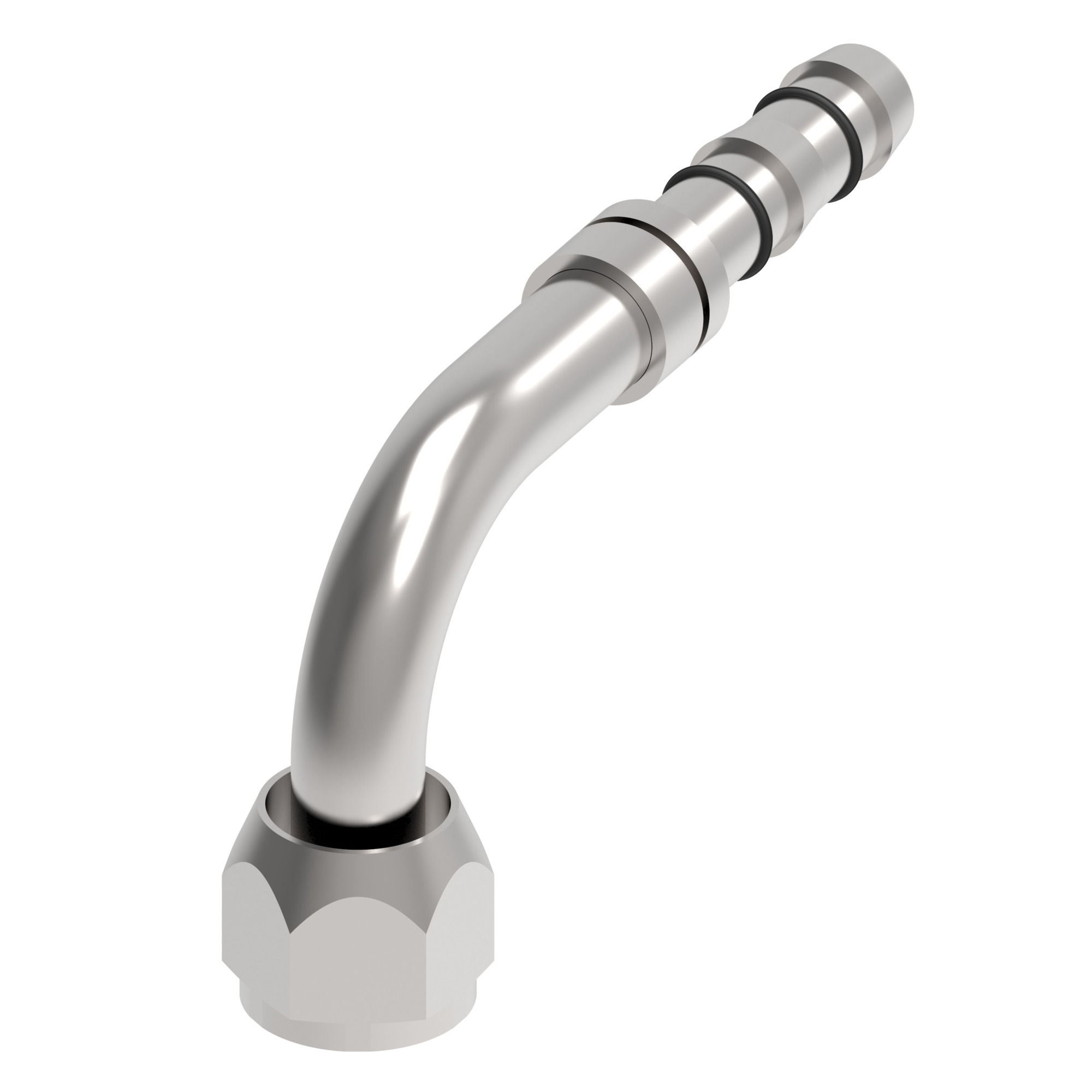 HOSE FTG,RR/10,TBEOS-F/10,CS,90D