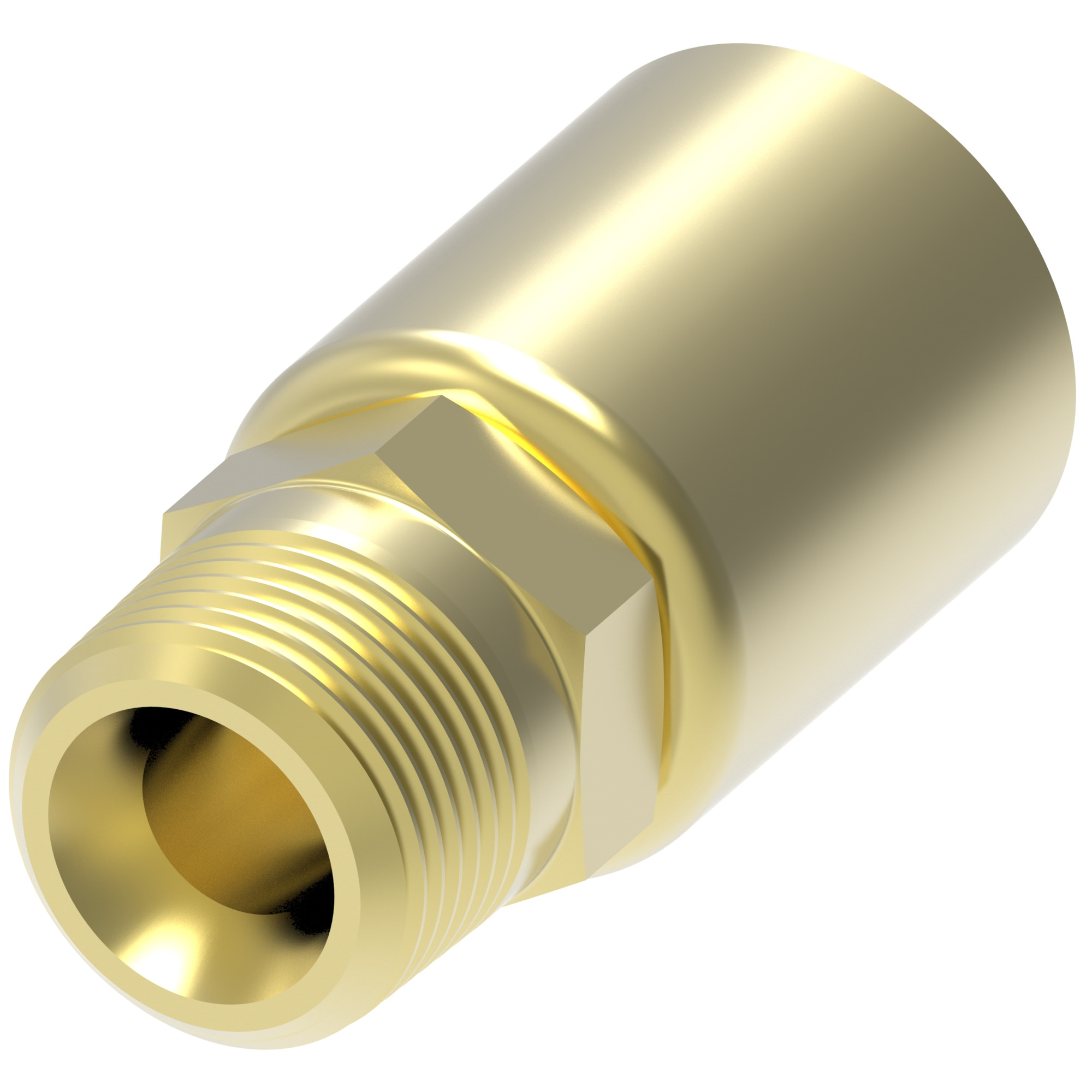 HOSE FTG,8P/06,NPTF-M/08,BL,STR