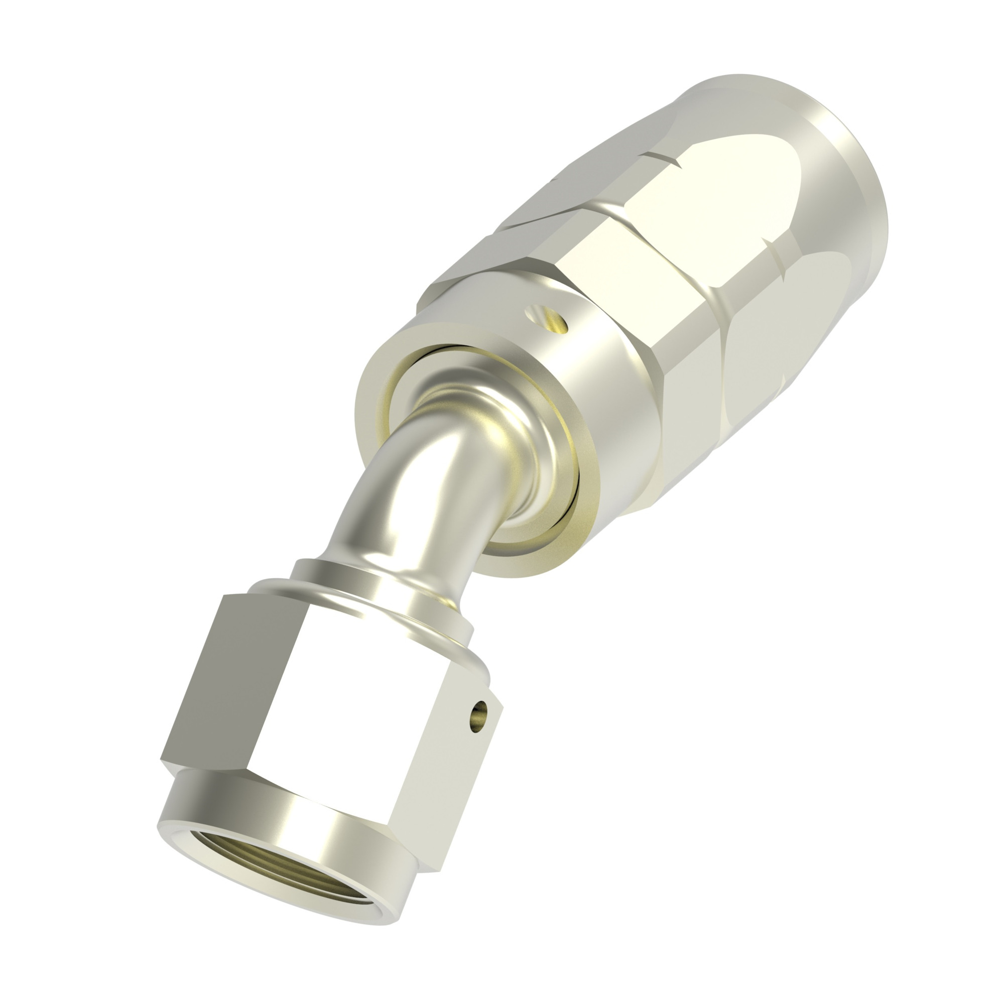FTG, 45 DEG, REUS AQP Hose Fitting