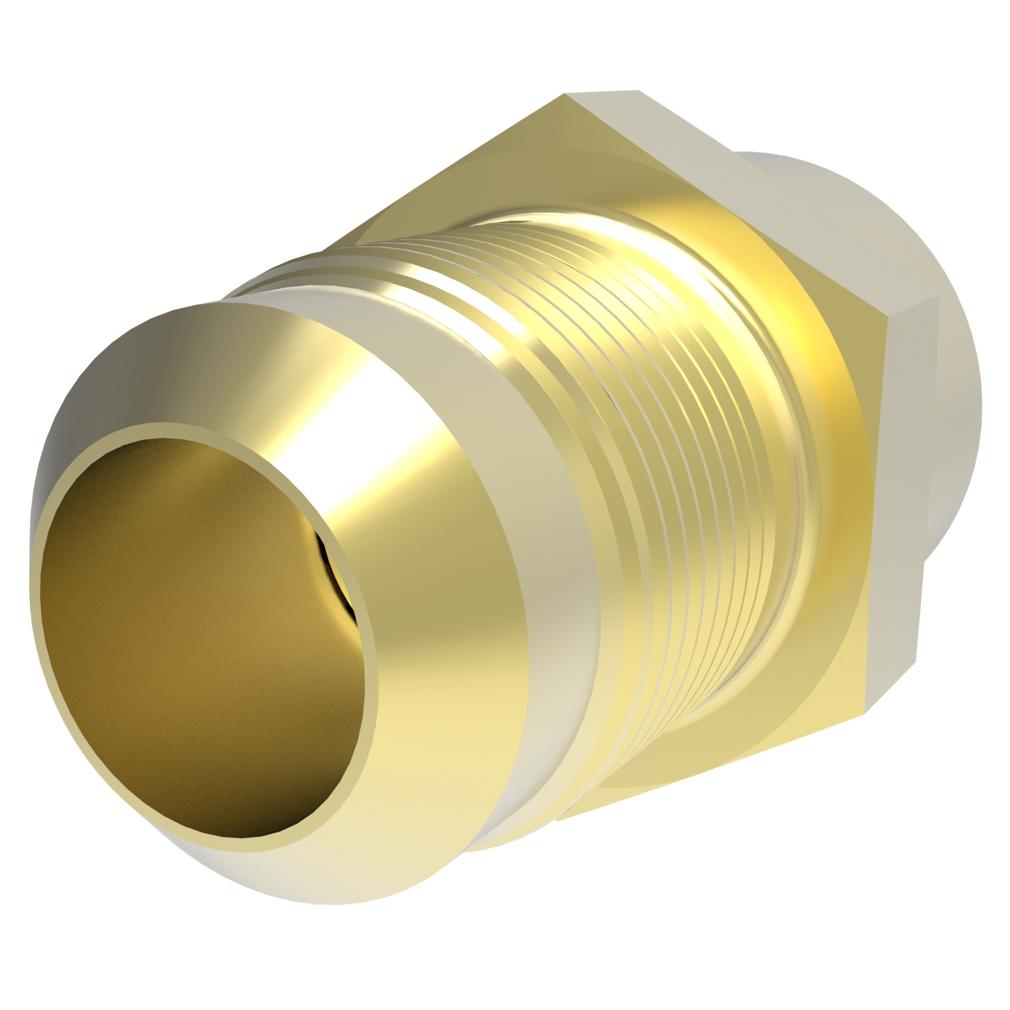 QCAB CONNECTOR ASM(BRASS 1/2 QCAB X 1/2