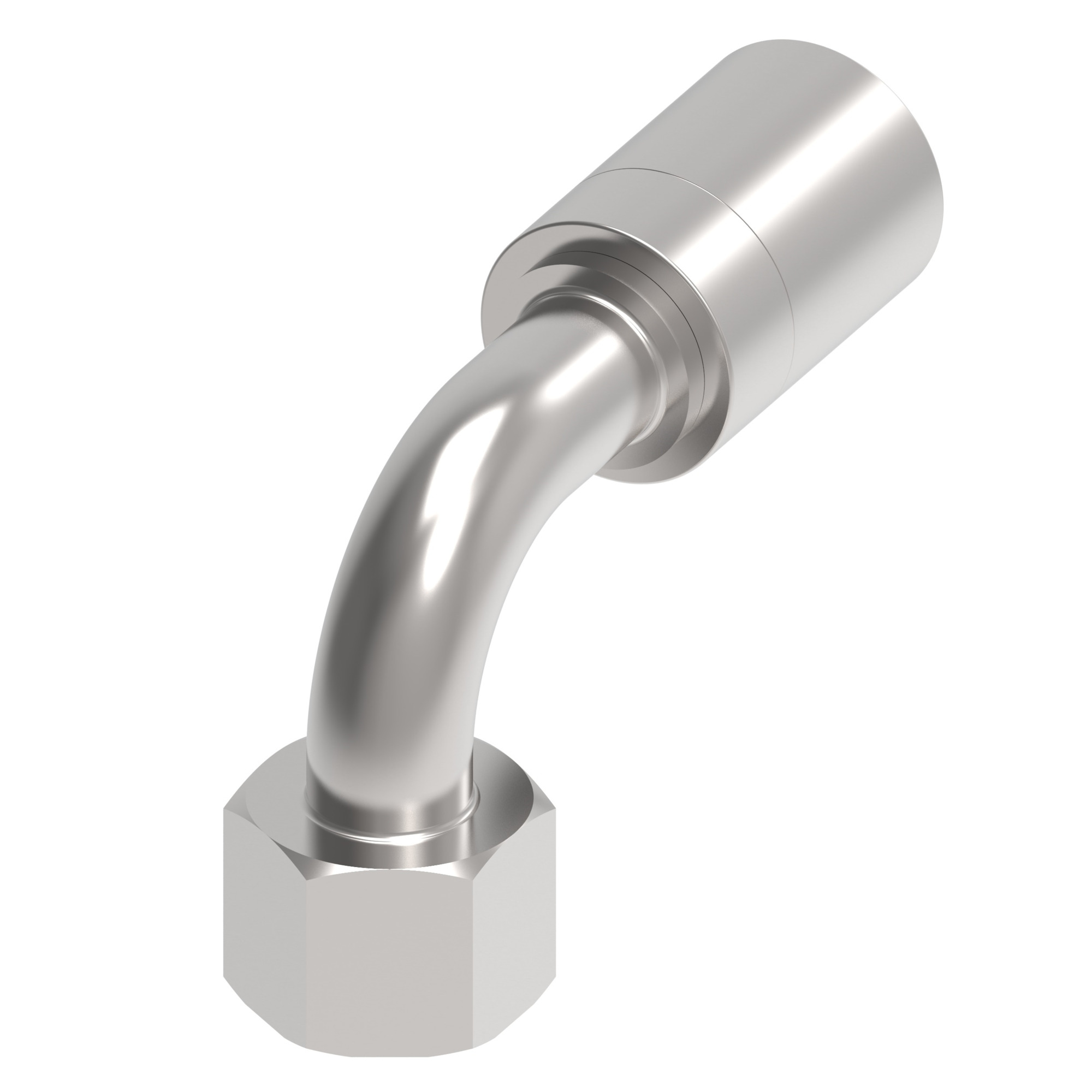 HOSE NIPPLE, 2P/06, DKOL/16, CS, 90D