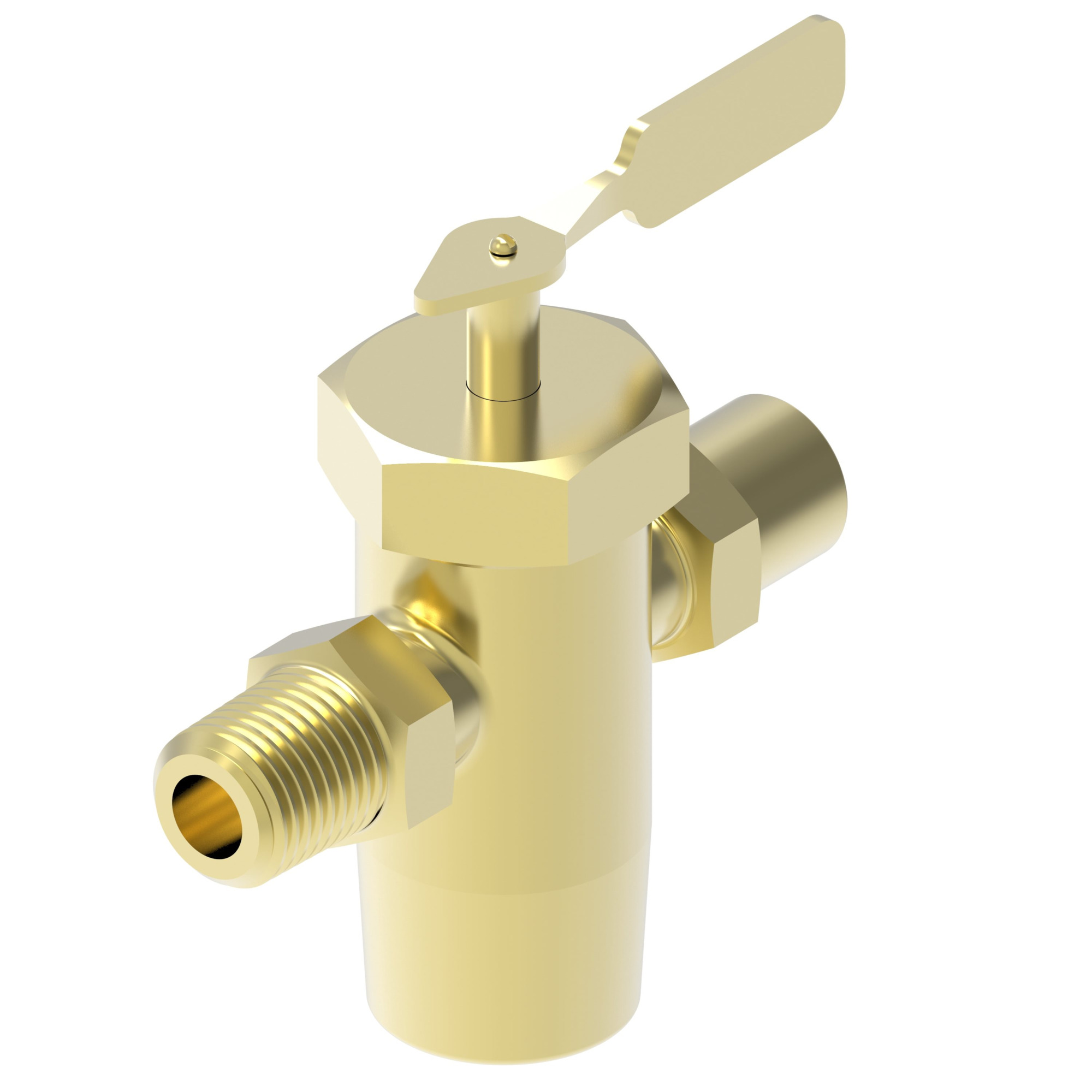 VALVE BRASS SHUTOFF 1/4FP 1/4 MP