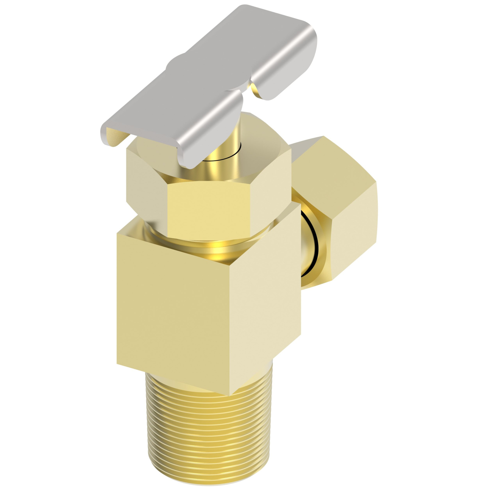 BRASS NEEDLE VLV-COMP 90D,A555,04,04