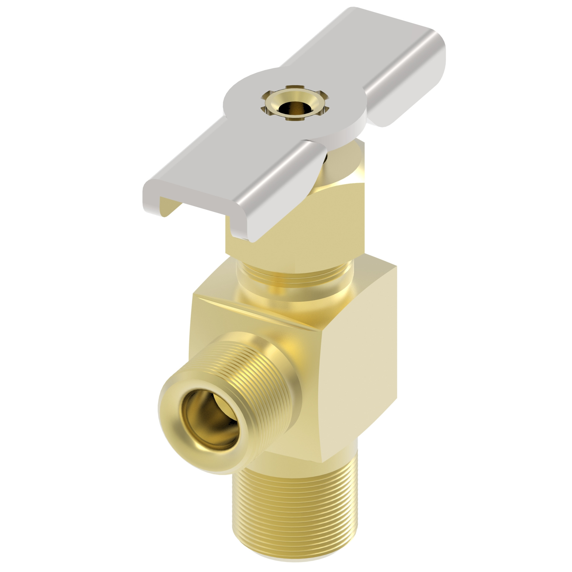 BRASS NEEDLE VLV-COMP 90D,330,06,06