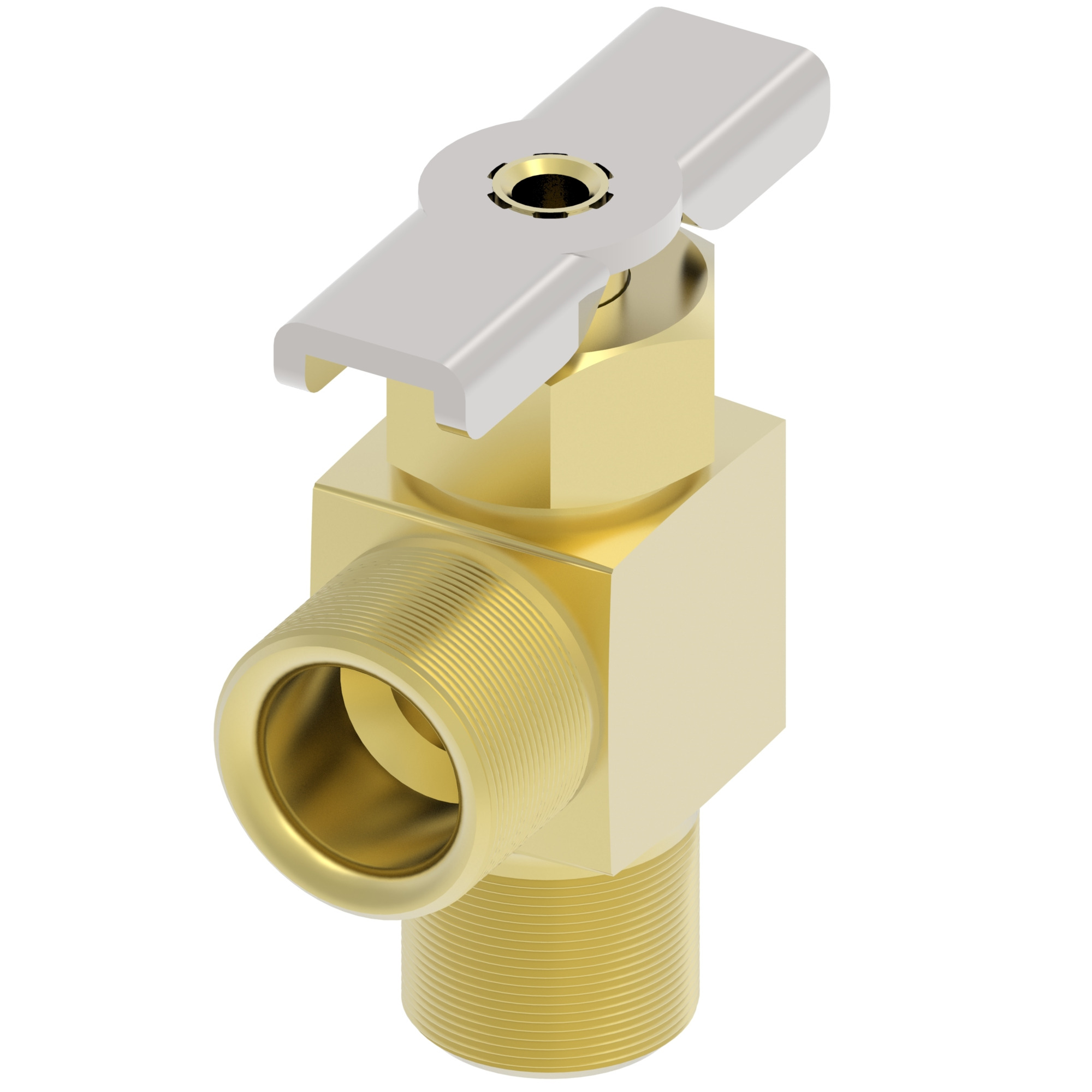 Valve Assembly Brass 3/8 Comp Shutoff