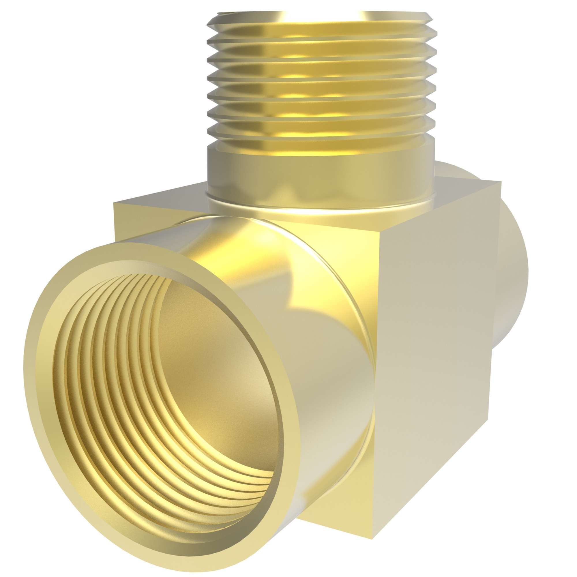 Adapter Pipe Brass LOCTITE TEE LOCTITE