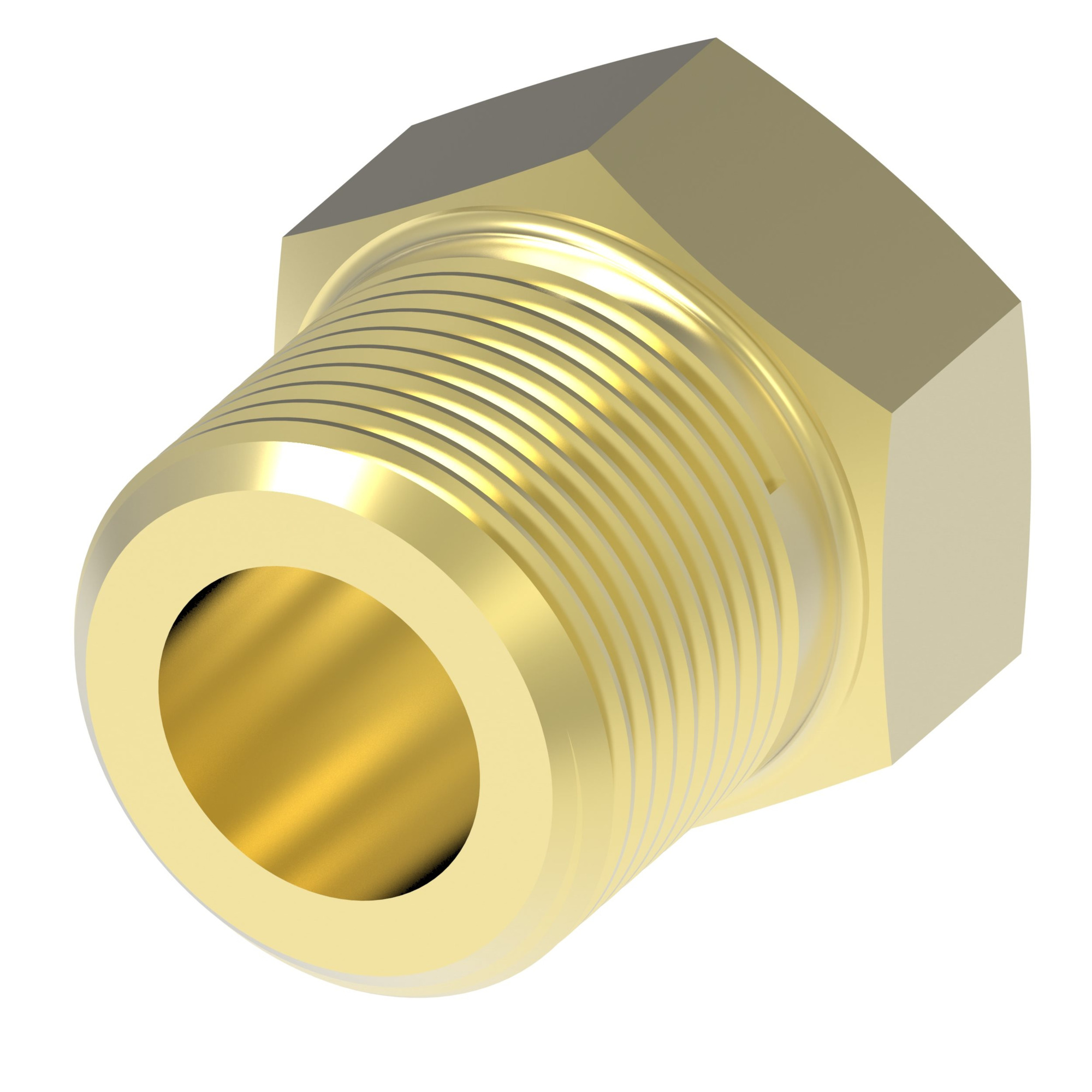 ADAPTER BRASS PIPE PLUG HEX HEAD 1/2 MP
