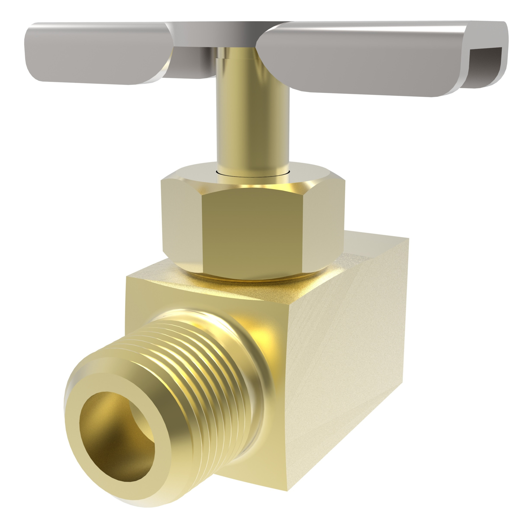 BRASS NEEDLE VLV-COMP STR,6820,02,02