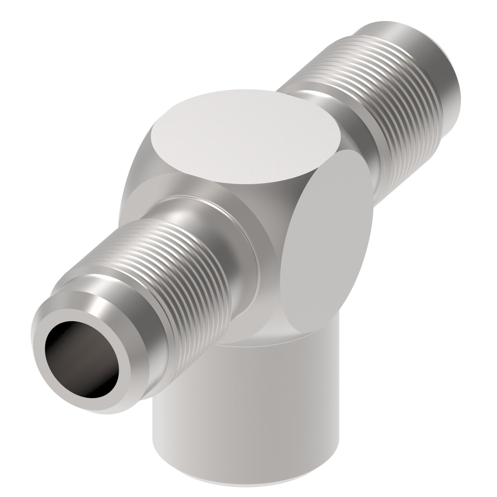 Perf steel adapt SAE 37 deg. Male Flr.