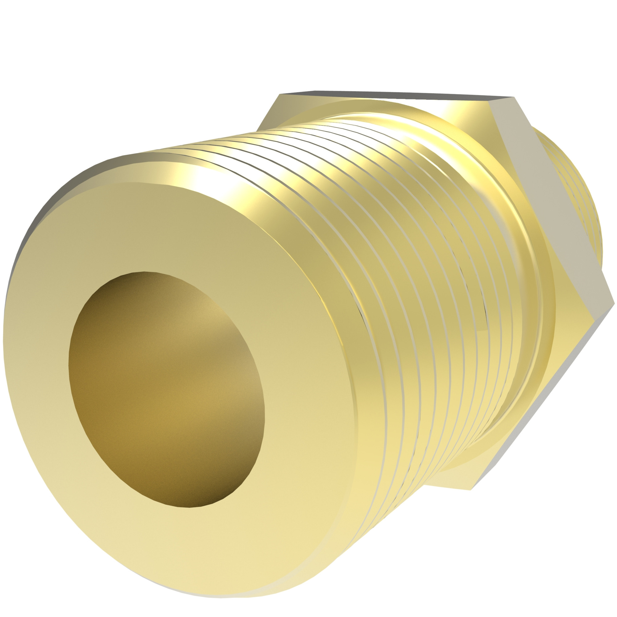 BRASS COMPRESSION-STR,08,08