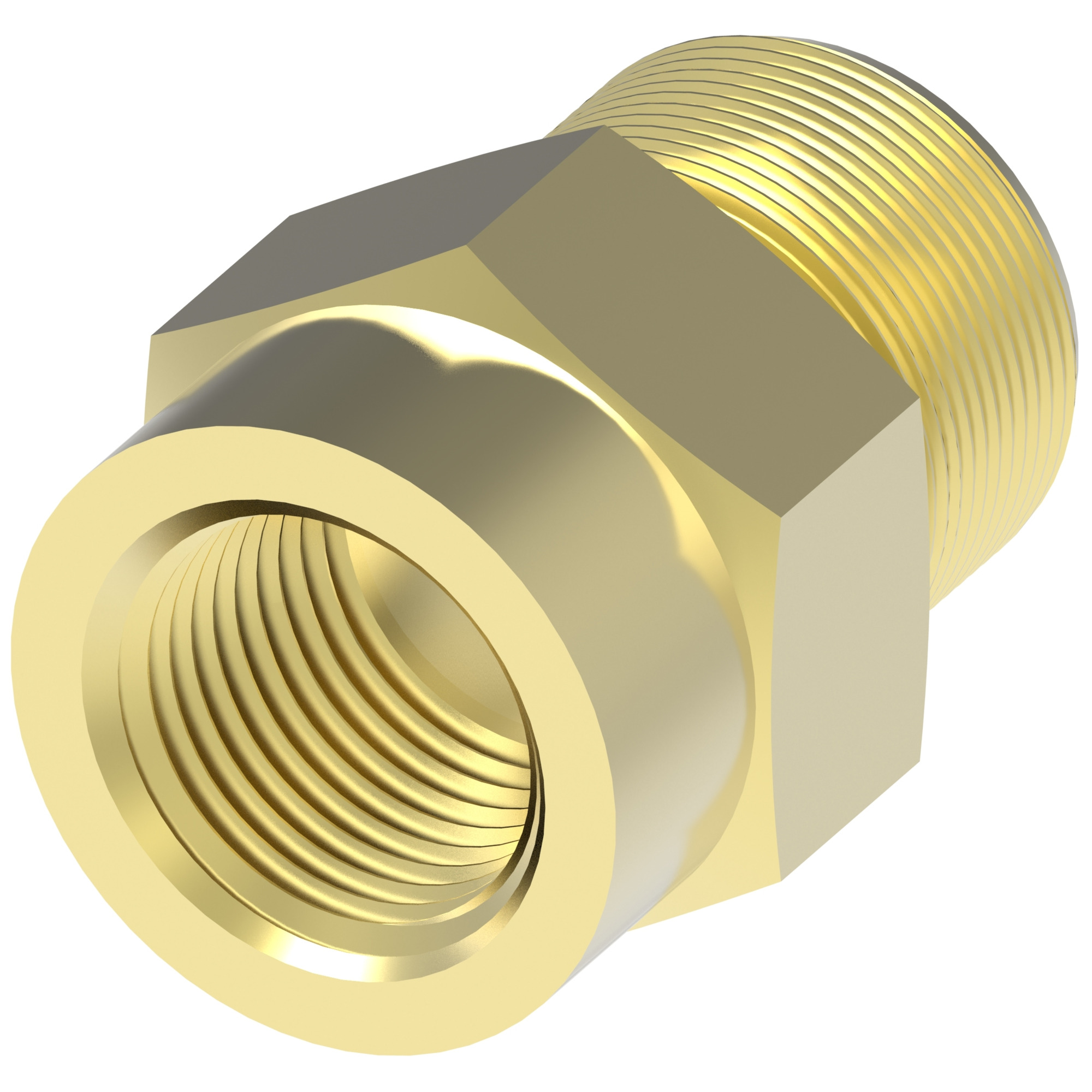BRASS COMPRESSION-STR,B66,06,08
