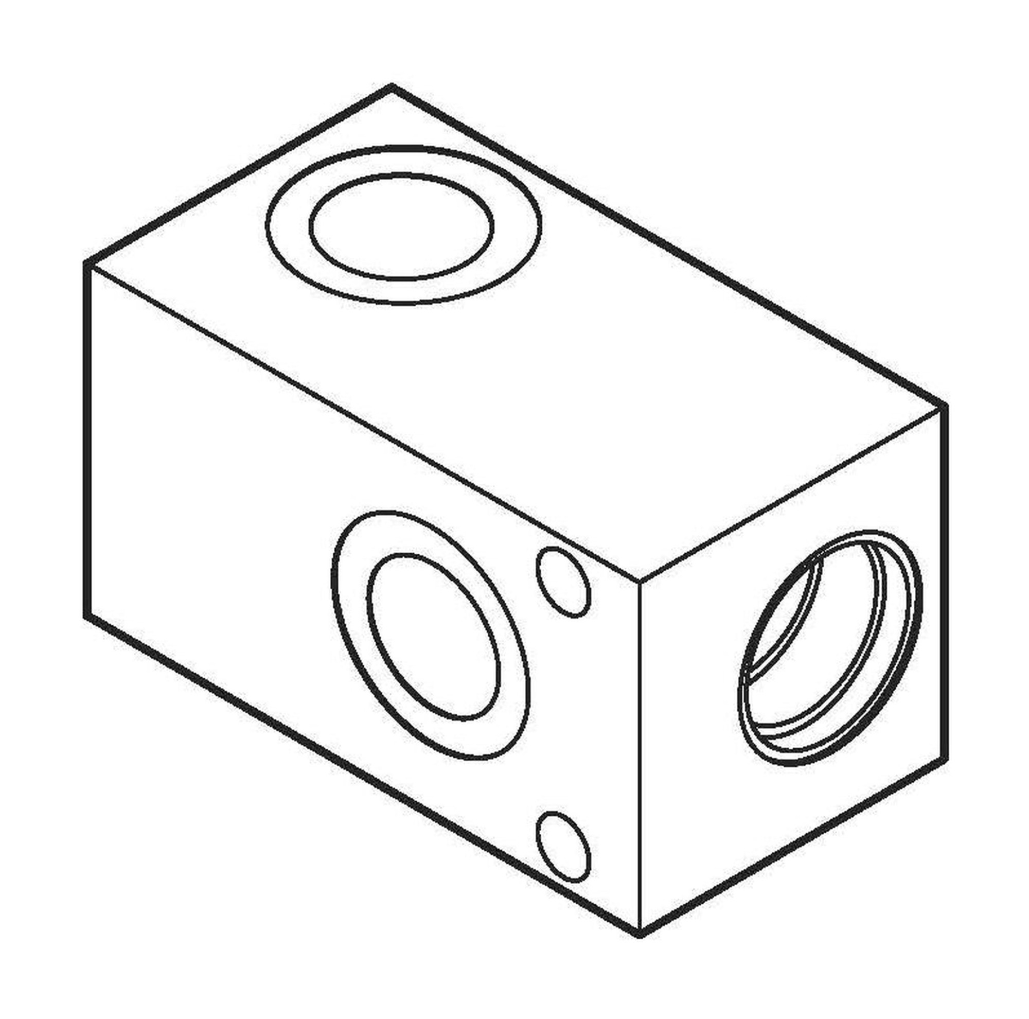 LINE BODY-A881, 1/2 BSP, AL