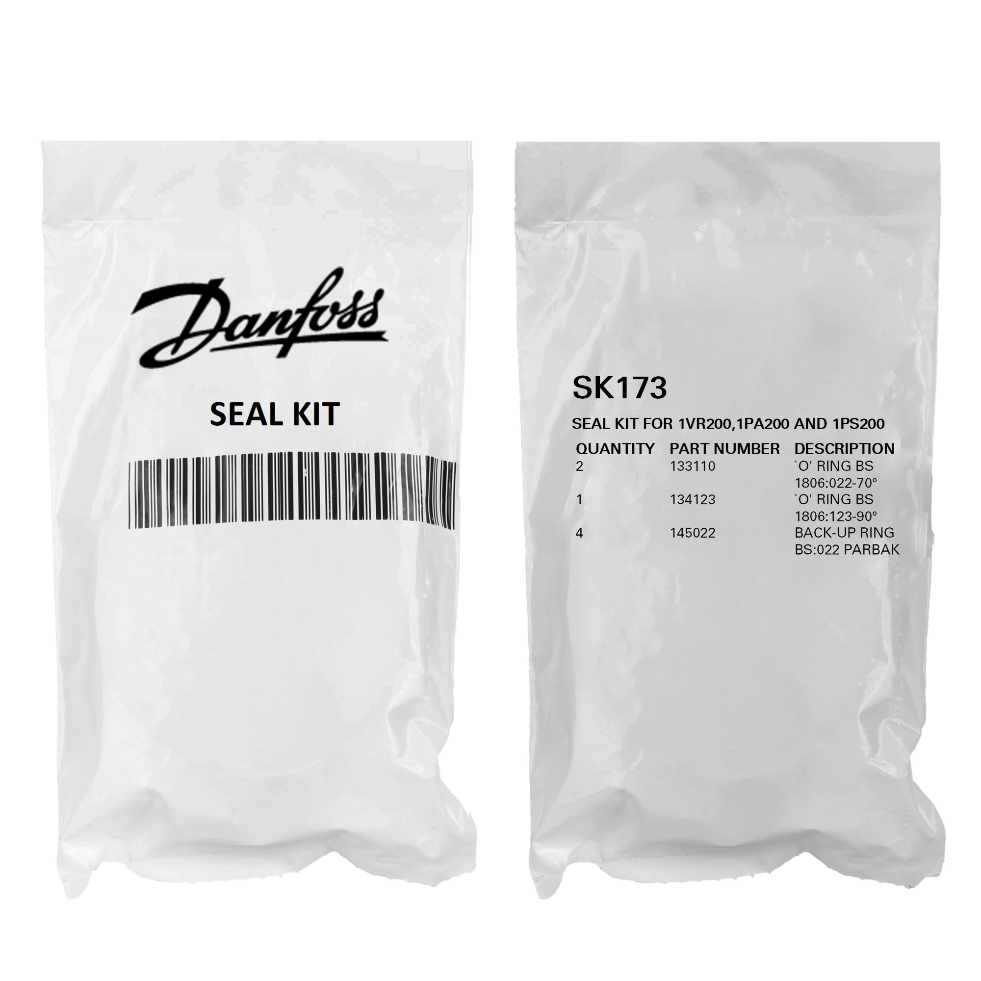 SEAL KIT-BUNA, SK173, 1PA/PS/PUL/VR200