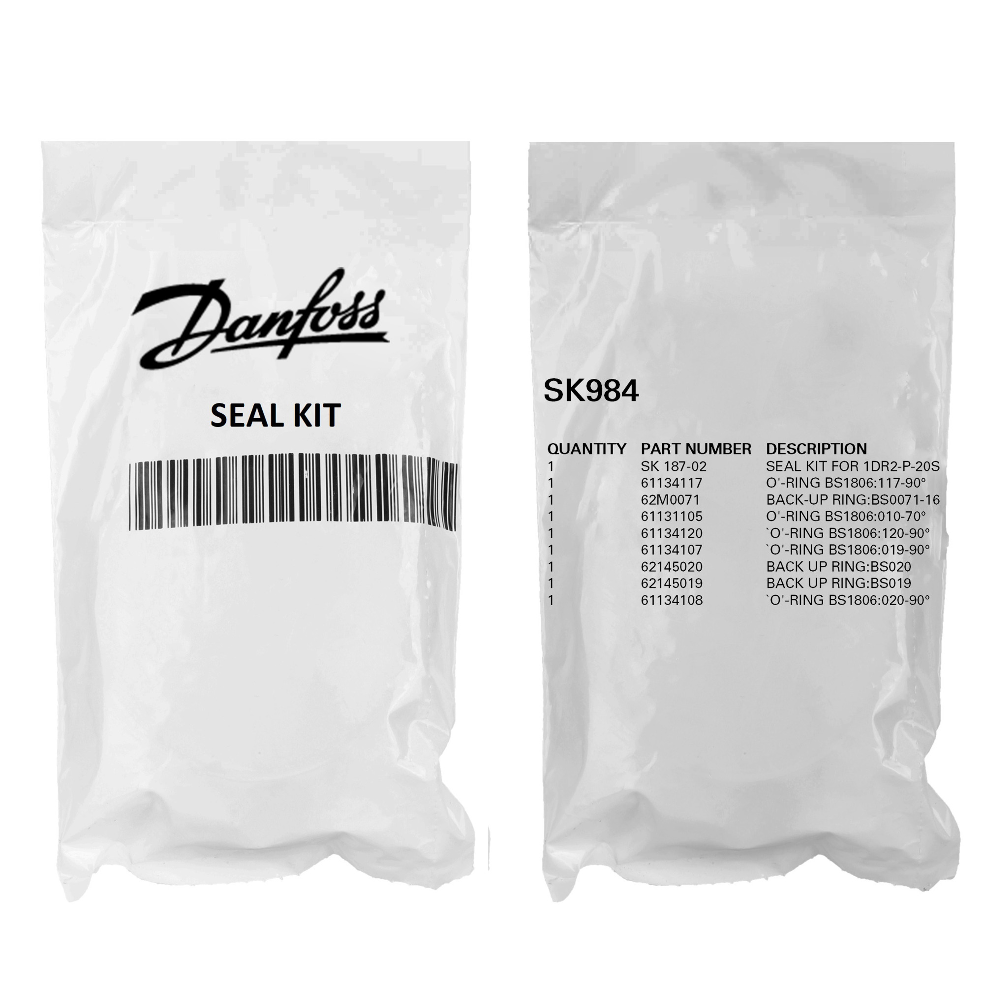 SEAL KIT-NITRILE, SK984 (2FBAR95-P/R)