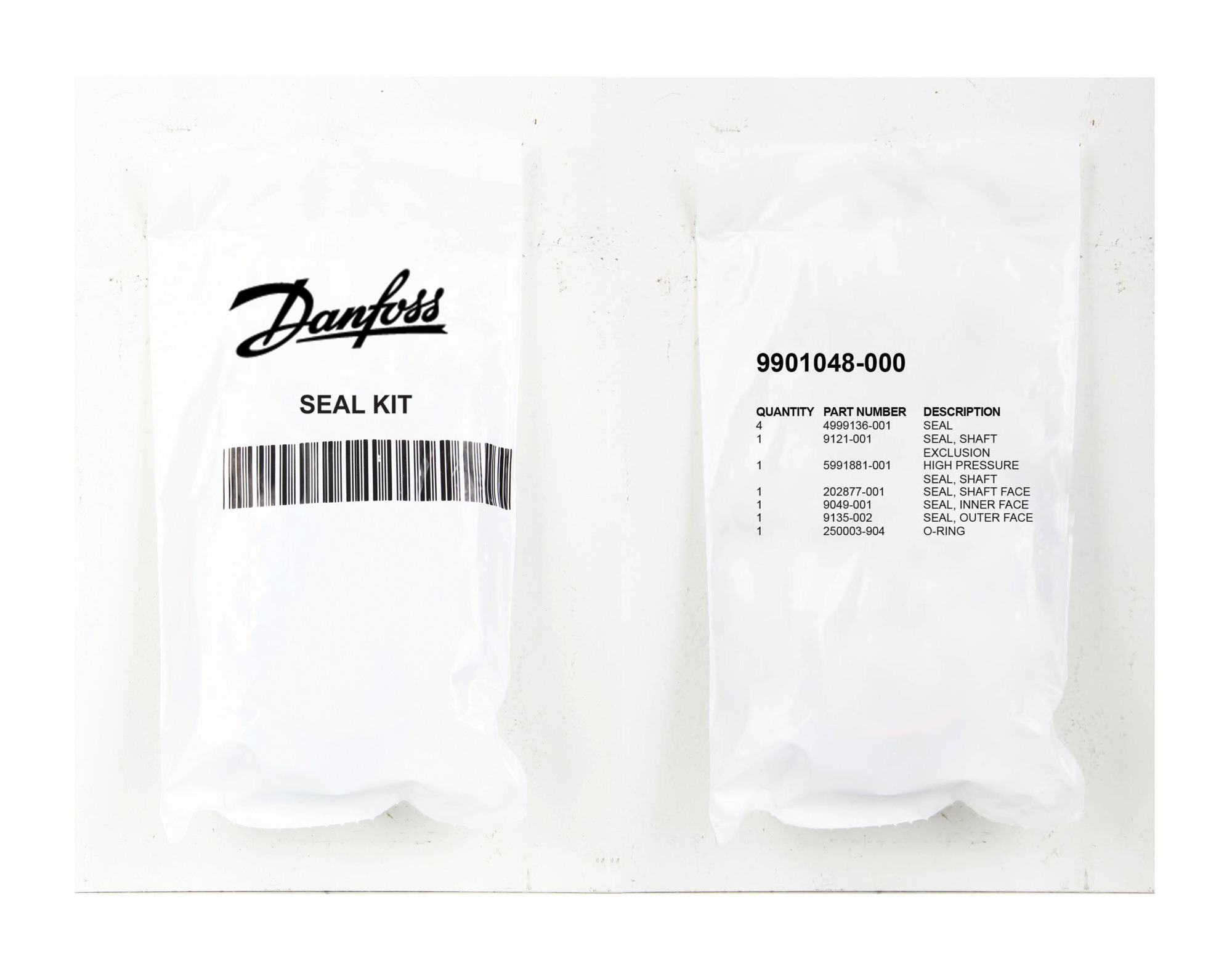 4KCP HIGH PRESSURE SEAL KIT