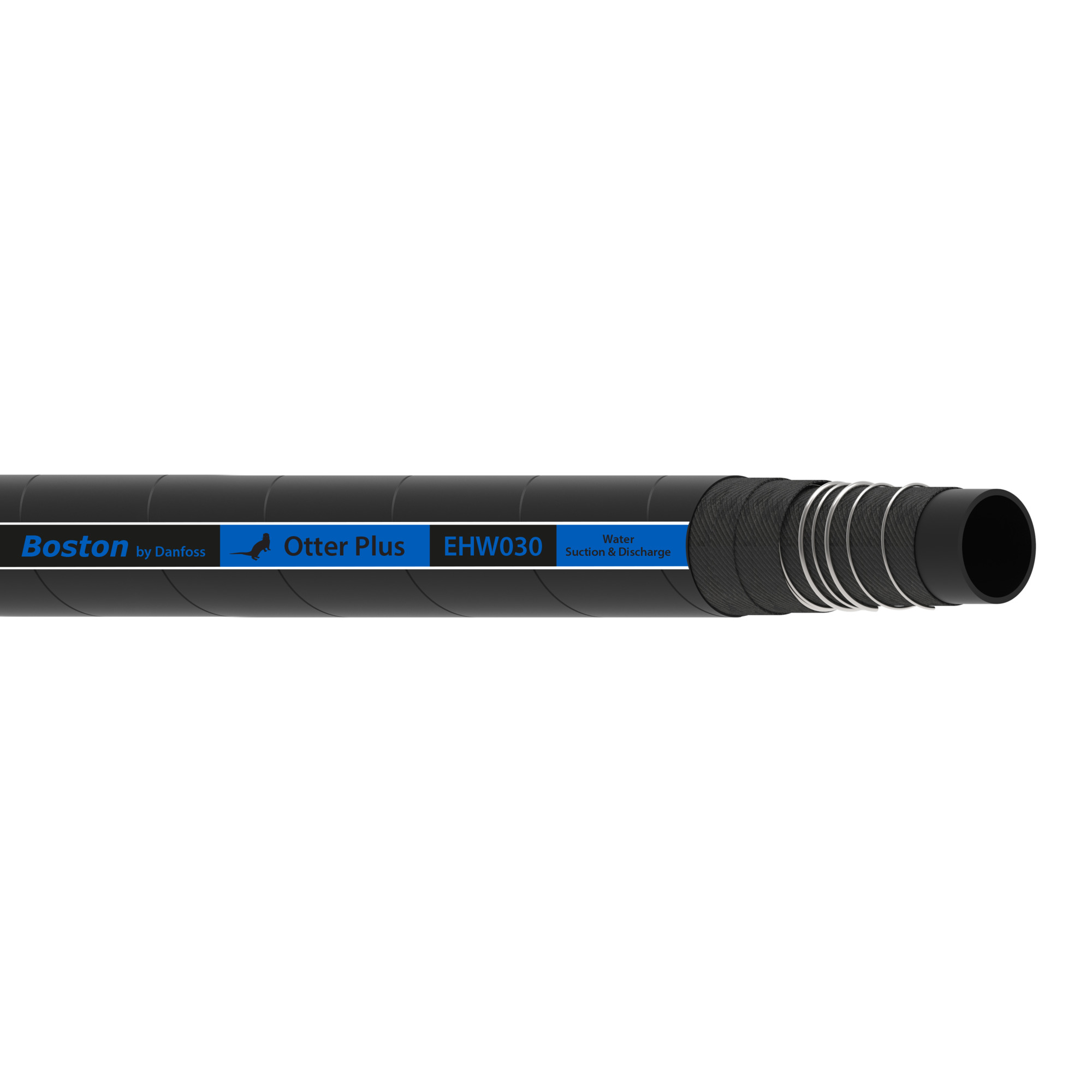 HOSE-BOS, EHW030, -64, WATER, BK, 100FT