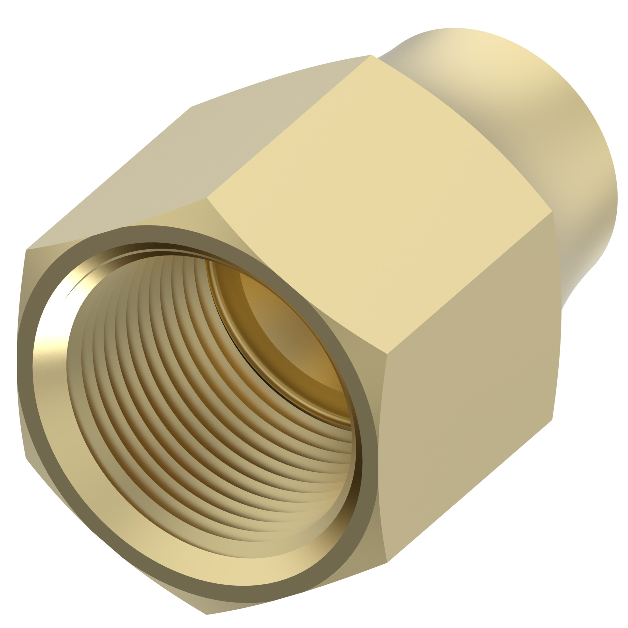 BRASS SELFALIGN-NUT,1611,06