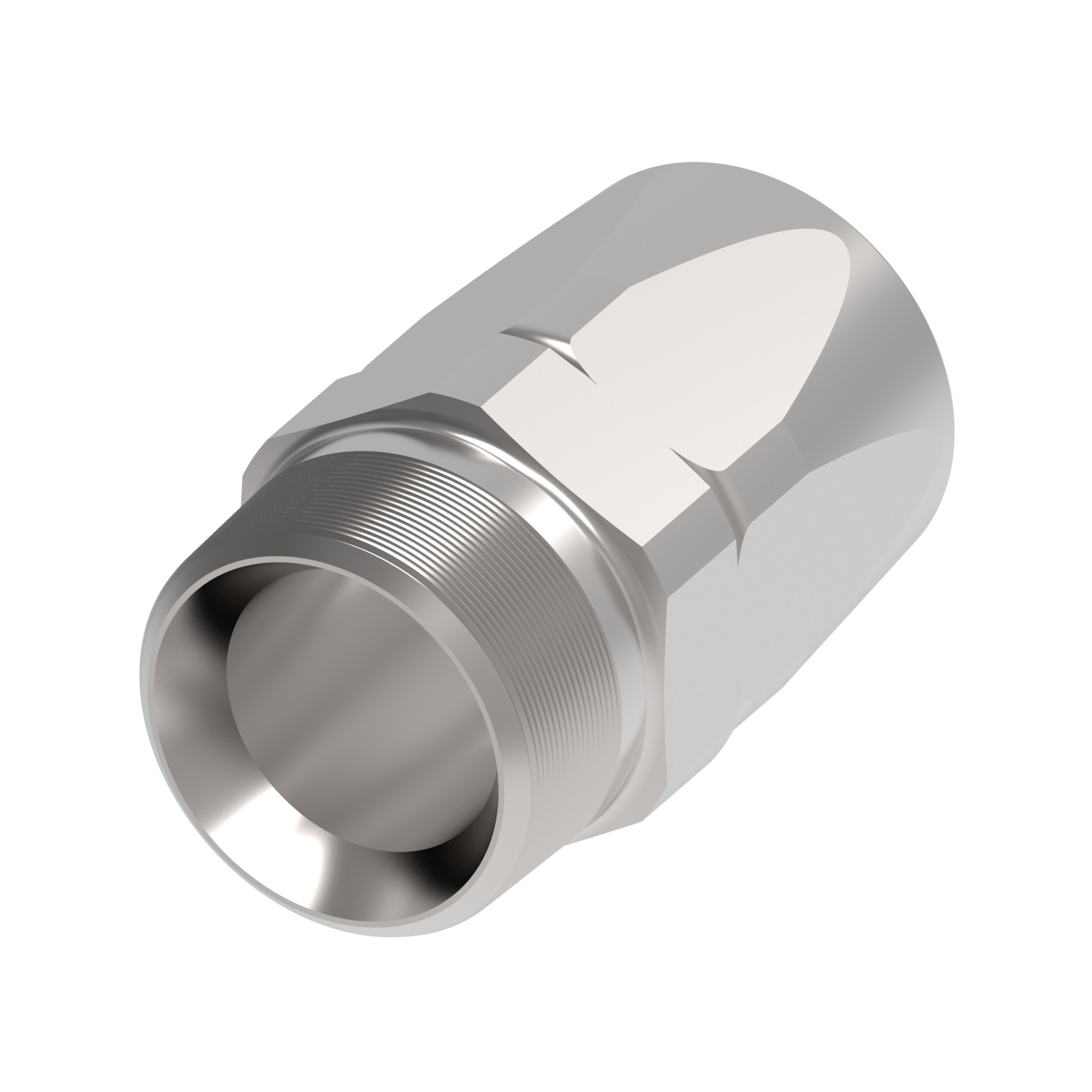 HOSE FTG, 5R/16, NPTF-M/12, CS, STR