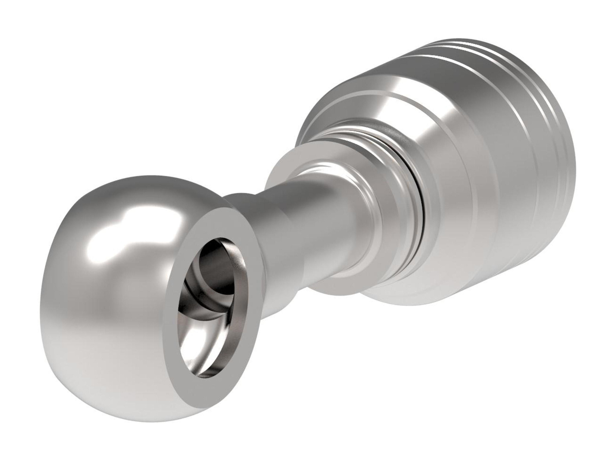 HOSE FTG, 1A/08, BANJO/12, CS, STR