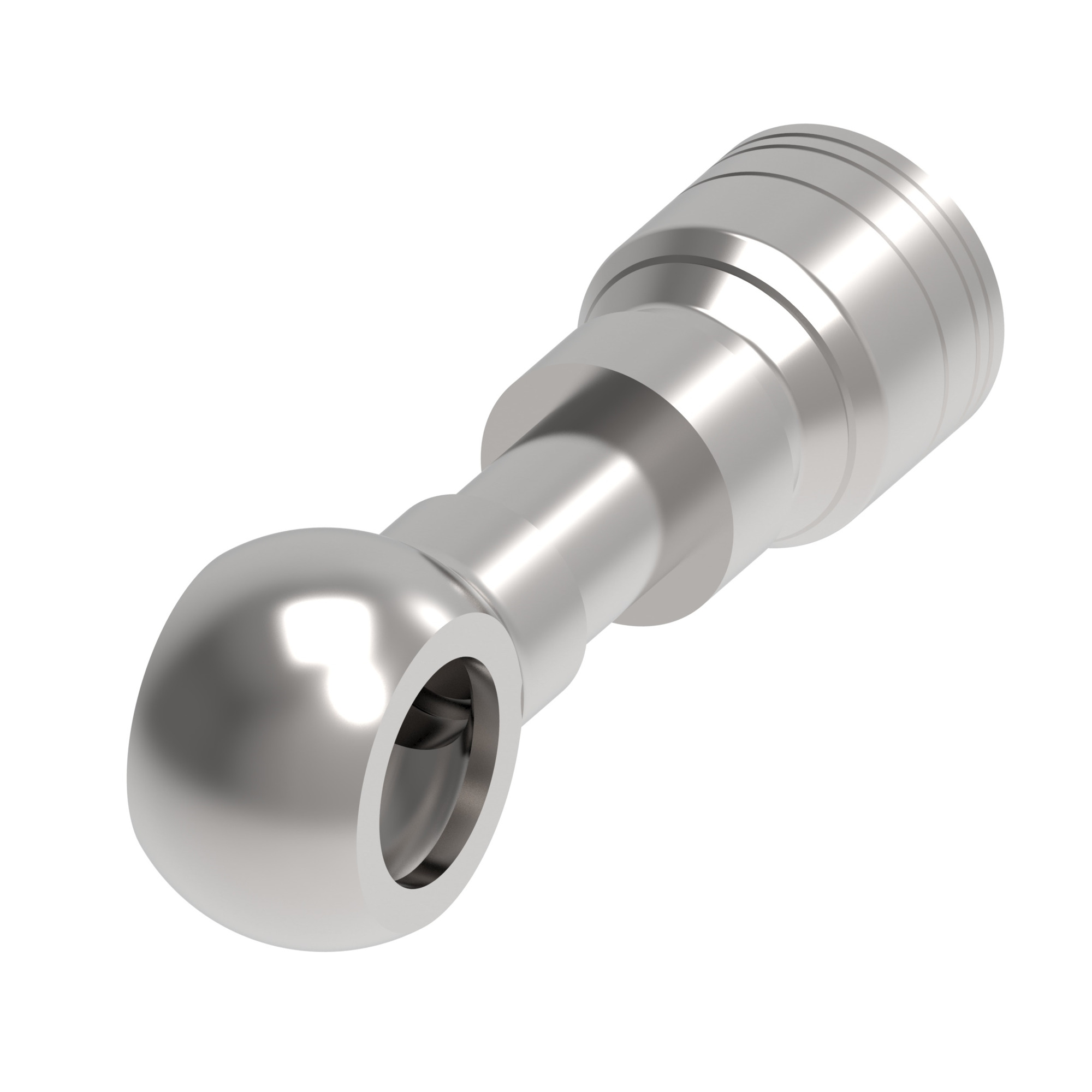 HOSE FTG, 1A/06, BANJO/12, CS, STR