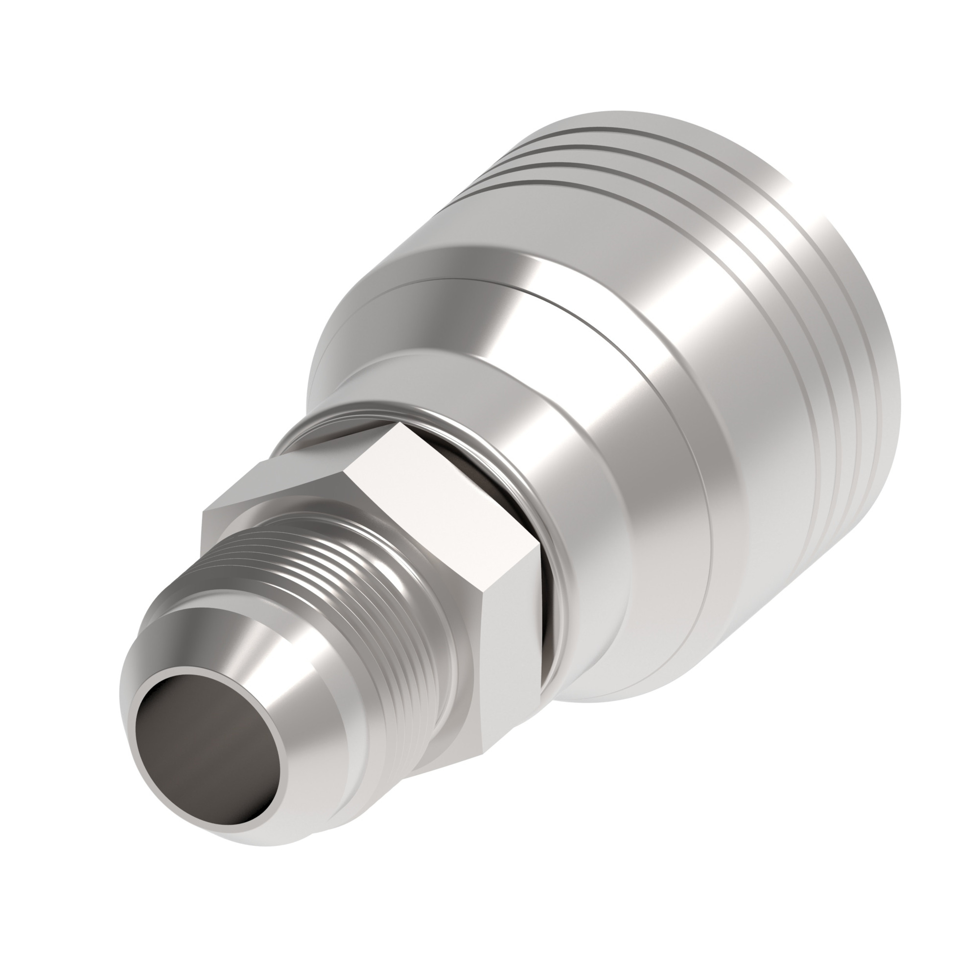 HOSE NIPPLE ASSY,4S/10,JIC-M/10,CS,STR