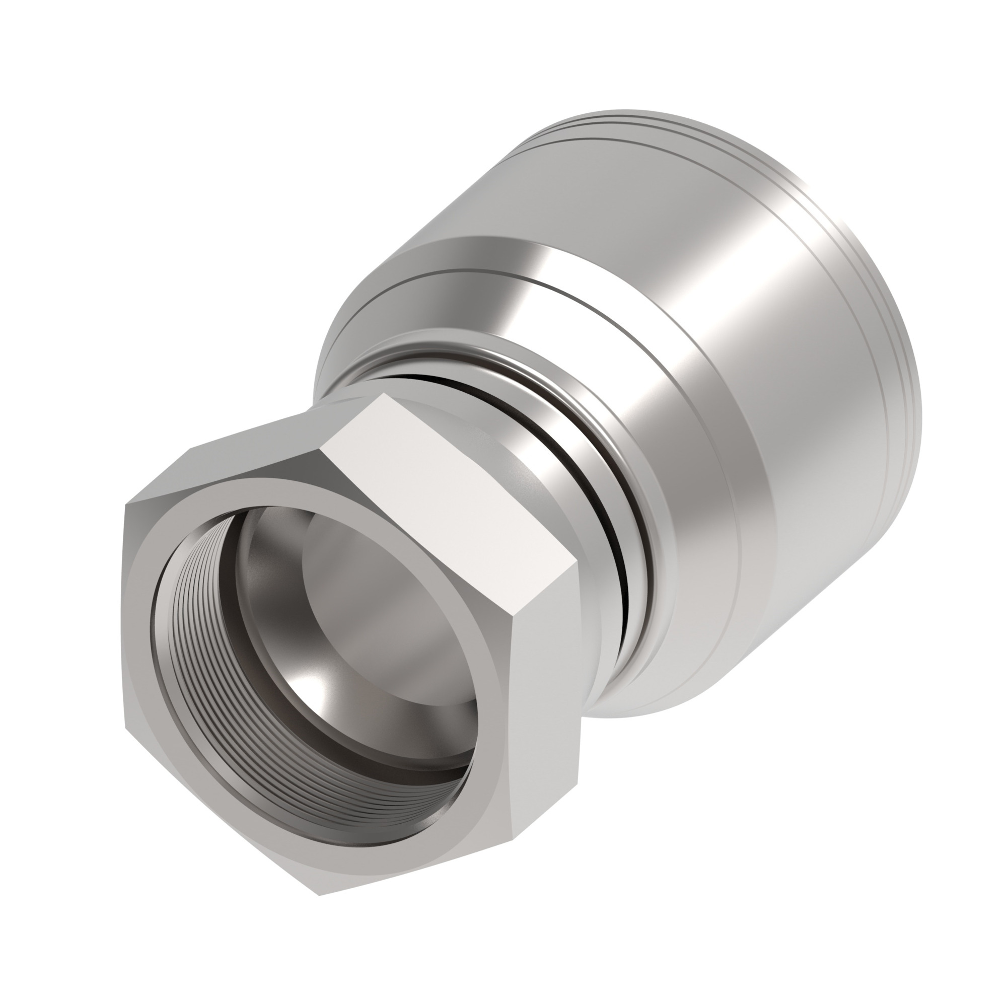 HOSE FTG, 1A/24, JIC-F/24, CS, STR