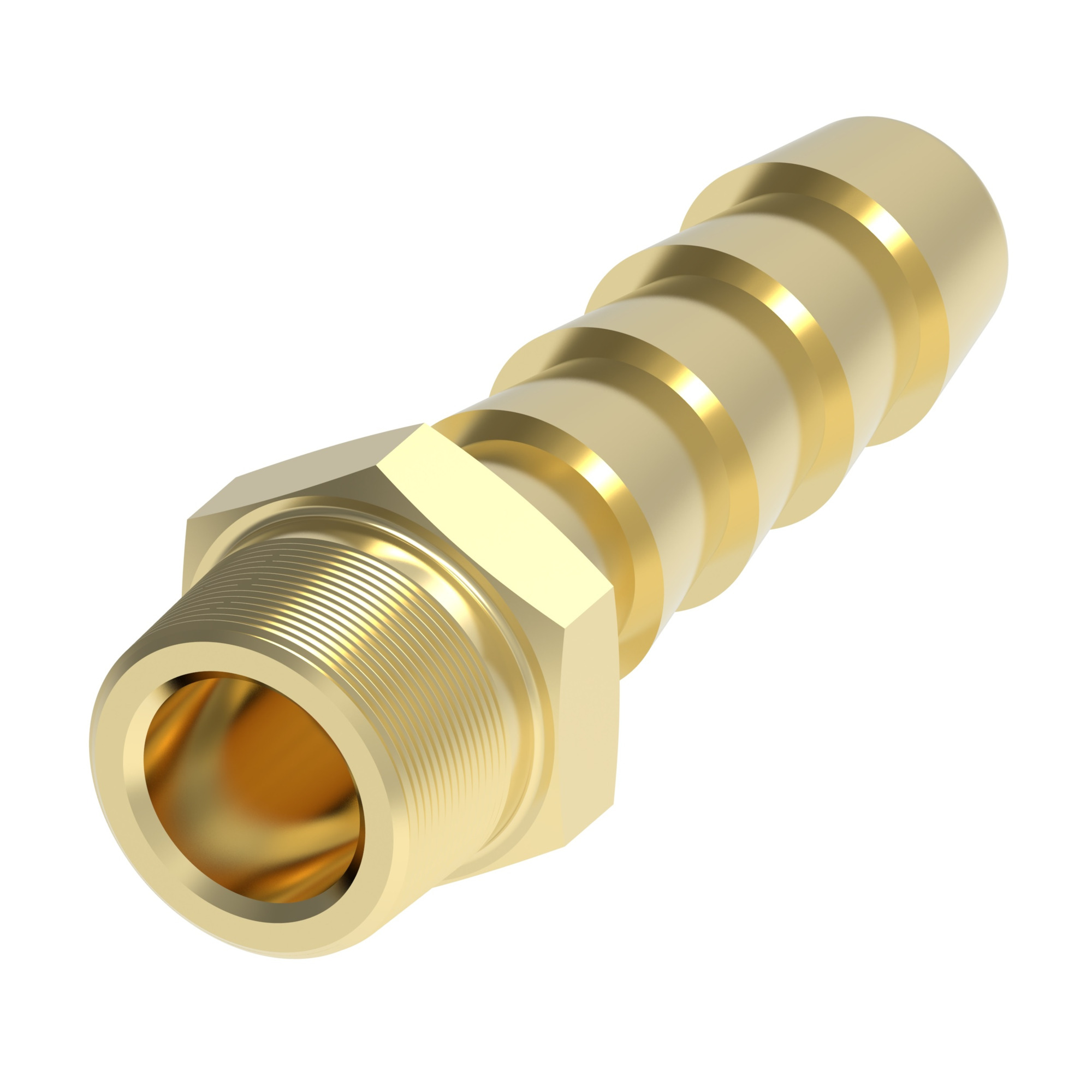 Ftng(reus) NPTF -6 HOSE x -4 MP BRASS