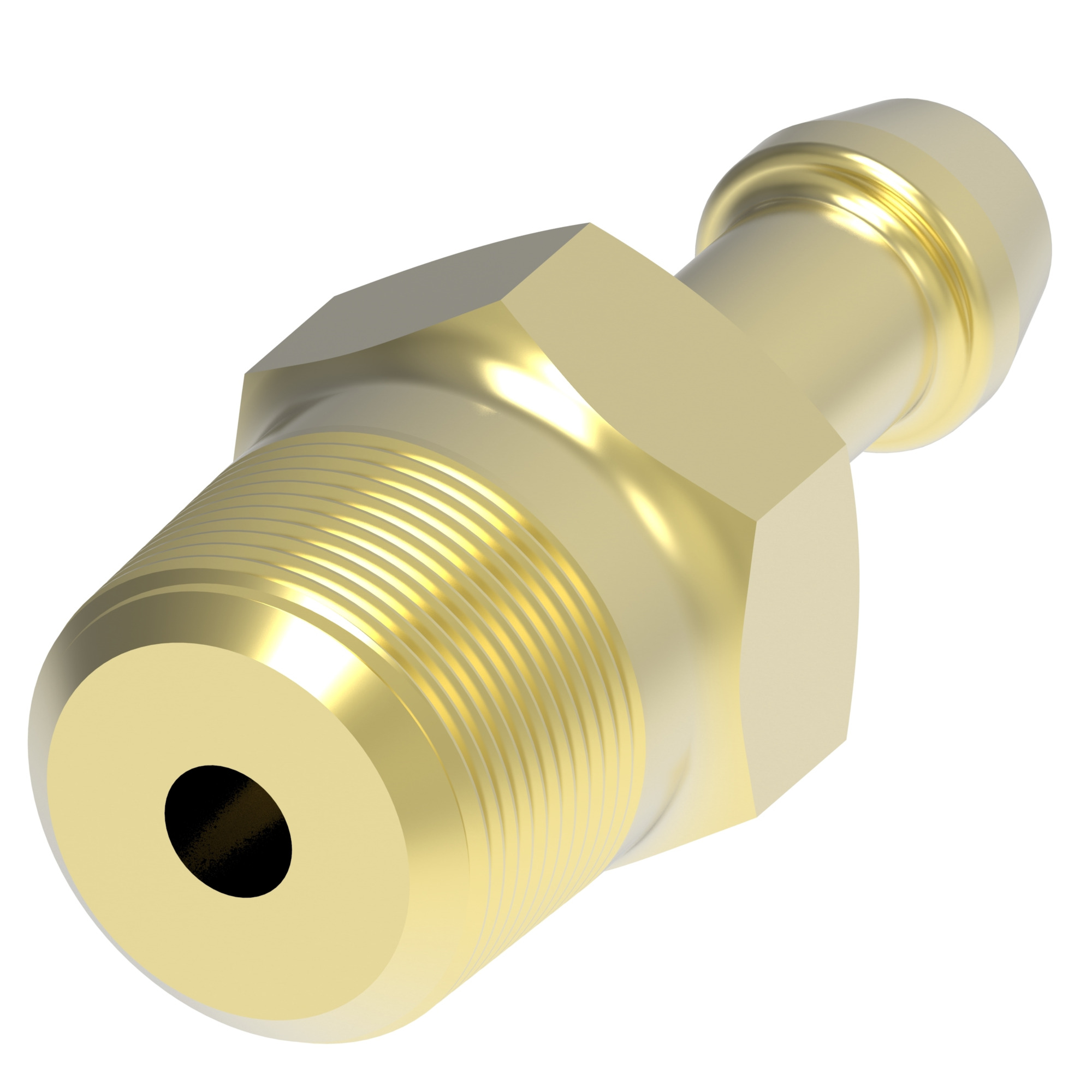 HOSE FTG, 7B/12, NPTF-M/08, B, STR
