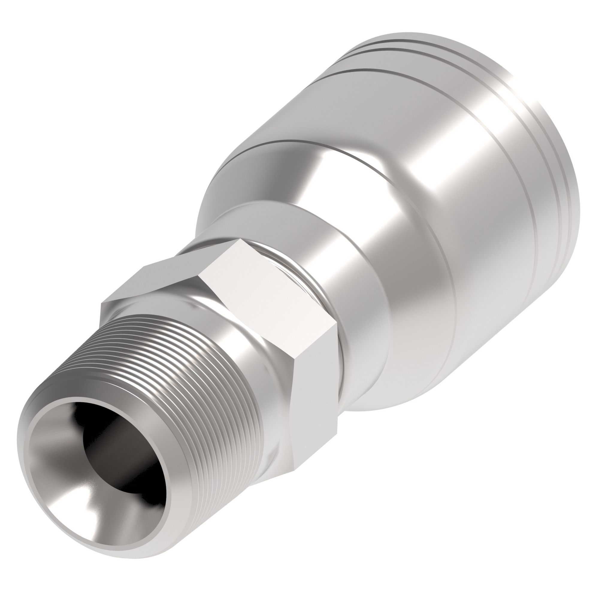 HOSE FTG, 1Z/8, NPTF-M/8, -S, BG/100BX