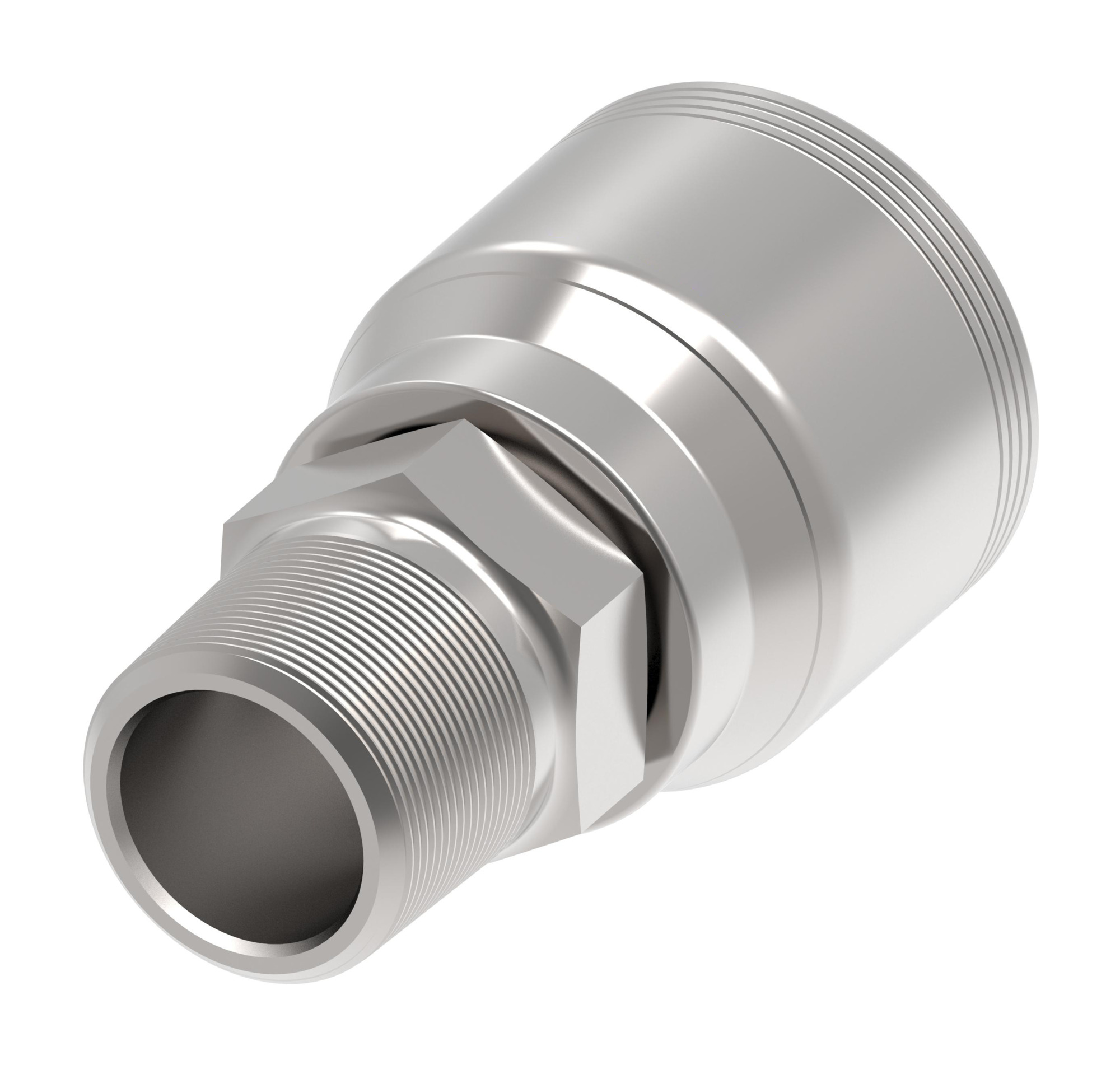 HOSE FTG,1A/24,BSPT-M/24,CS,STR