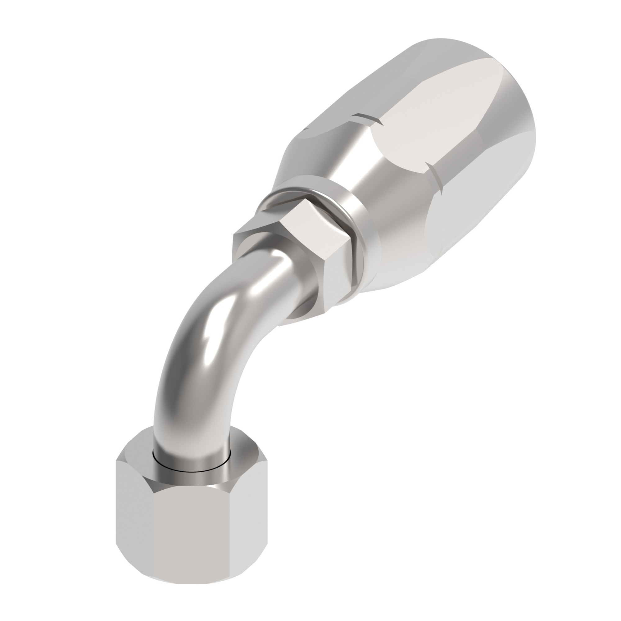 HOSE END(Reus) R2AT 90 D SAE37 F Swivel