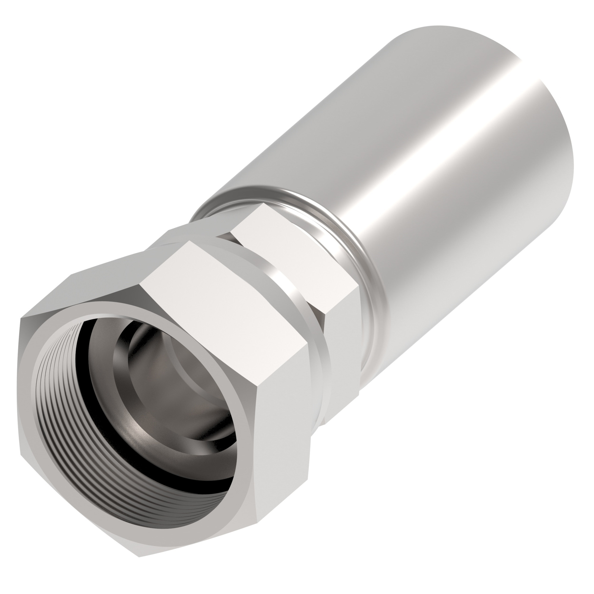 HOSE FTG, 4T/10, JIC-F/10, AP, STR