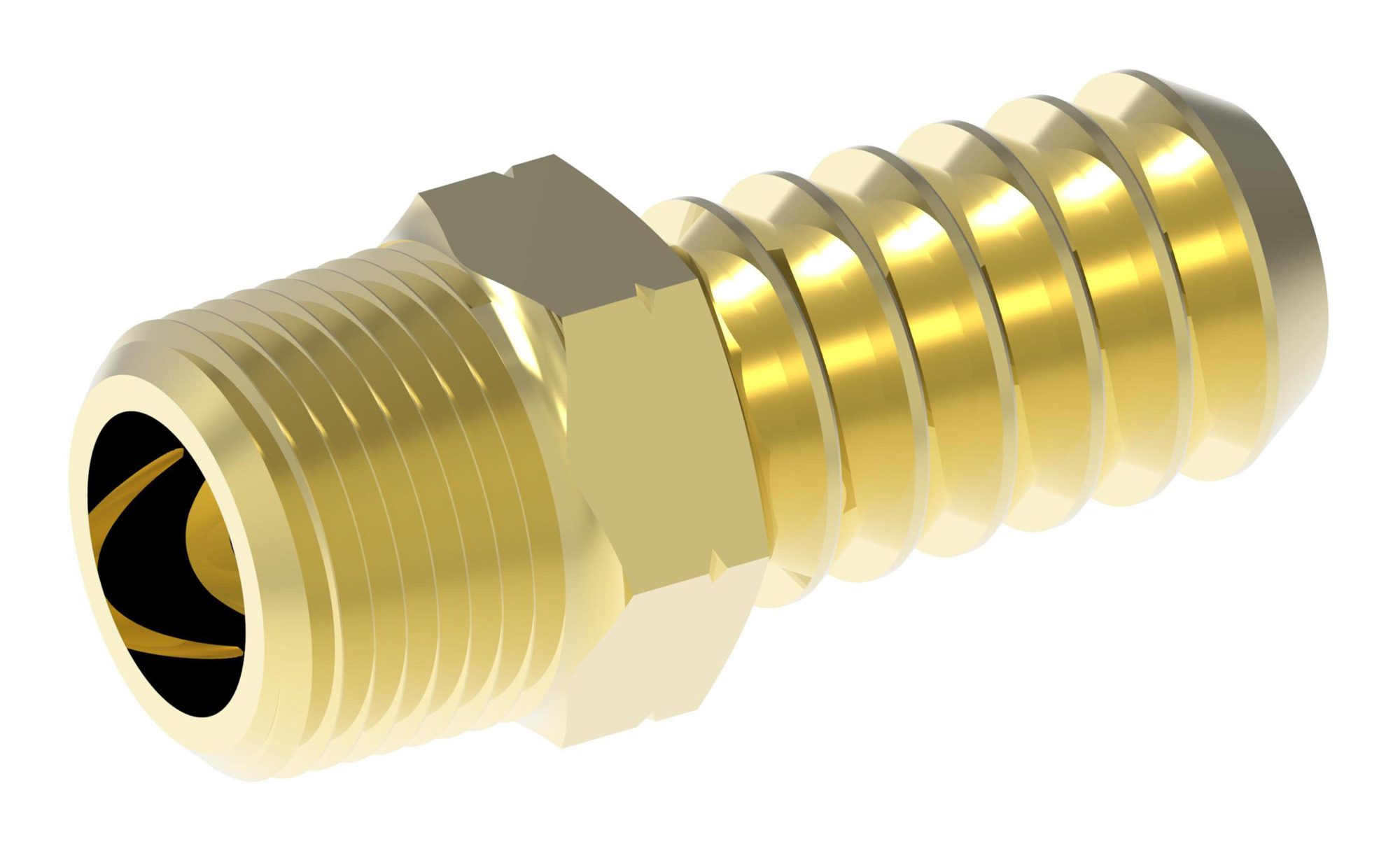 HOSE NIPPLE,2P/08,NPTF-M/08,B,STR