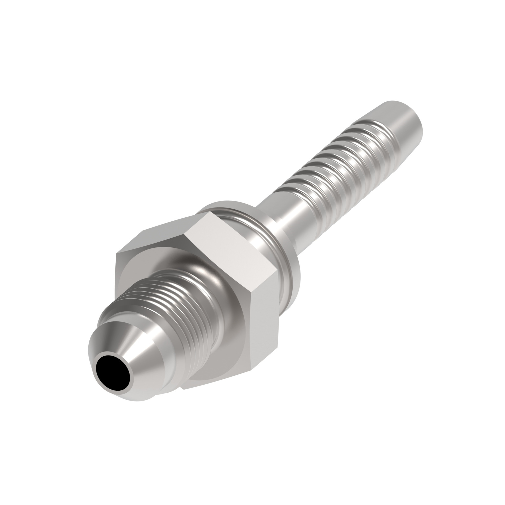 HOSE NIPPLE,4T/06,JIC-M/08,CS,STR