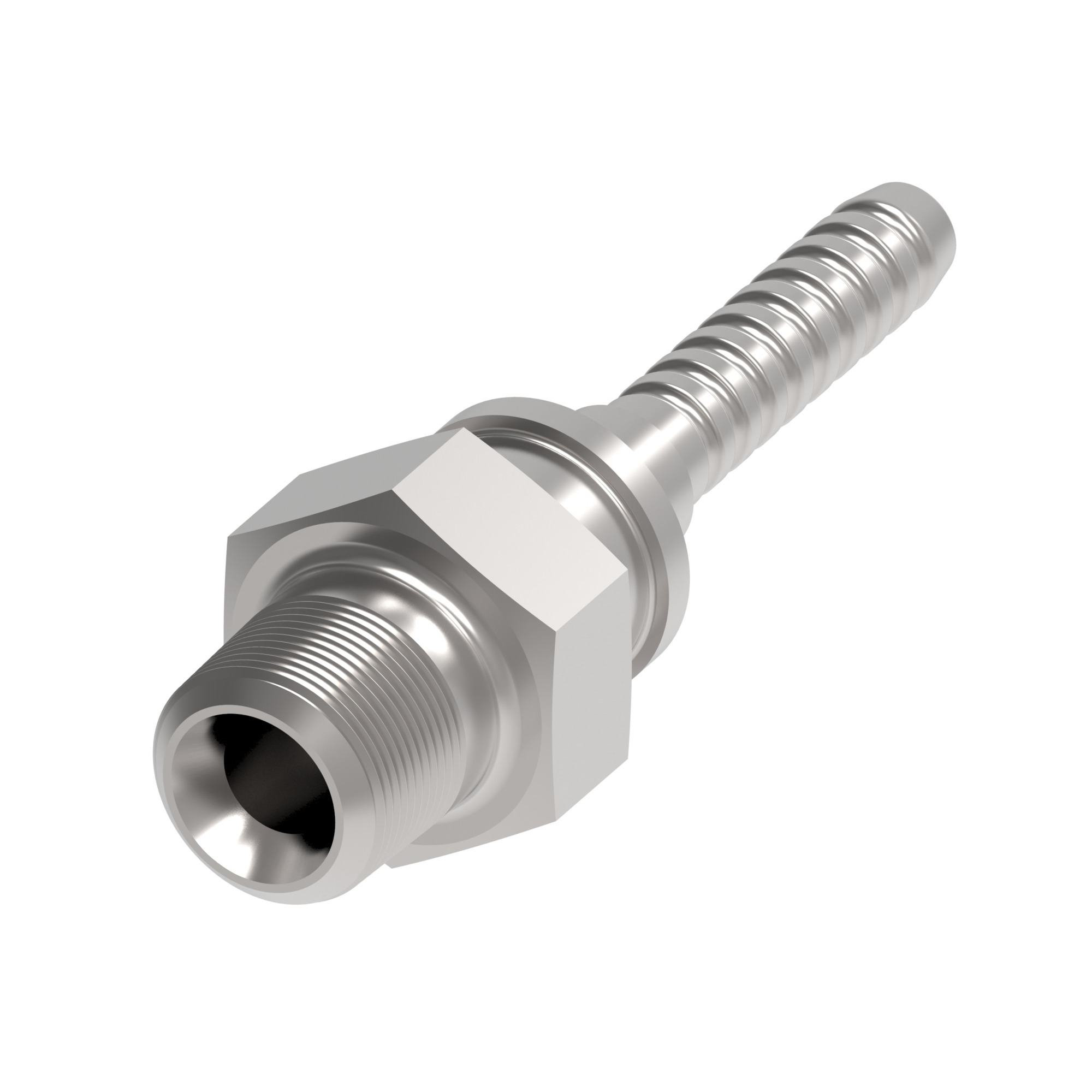 HOSE NIPPLE,4T/04,NPTF-M/02,CS,STR