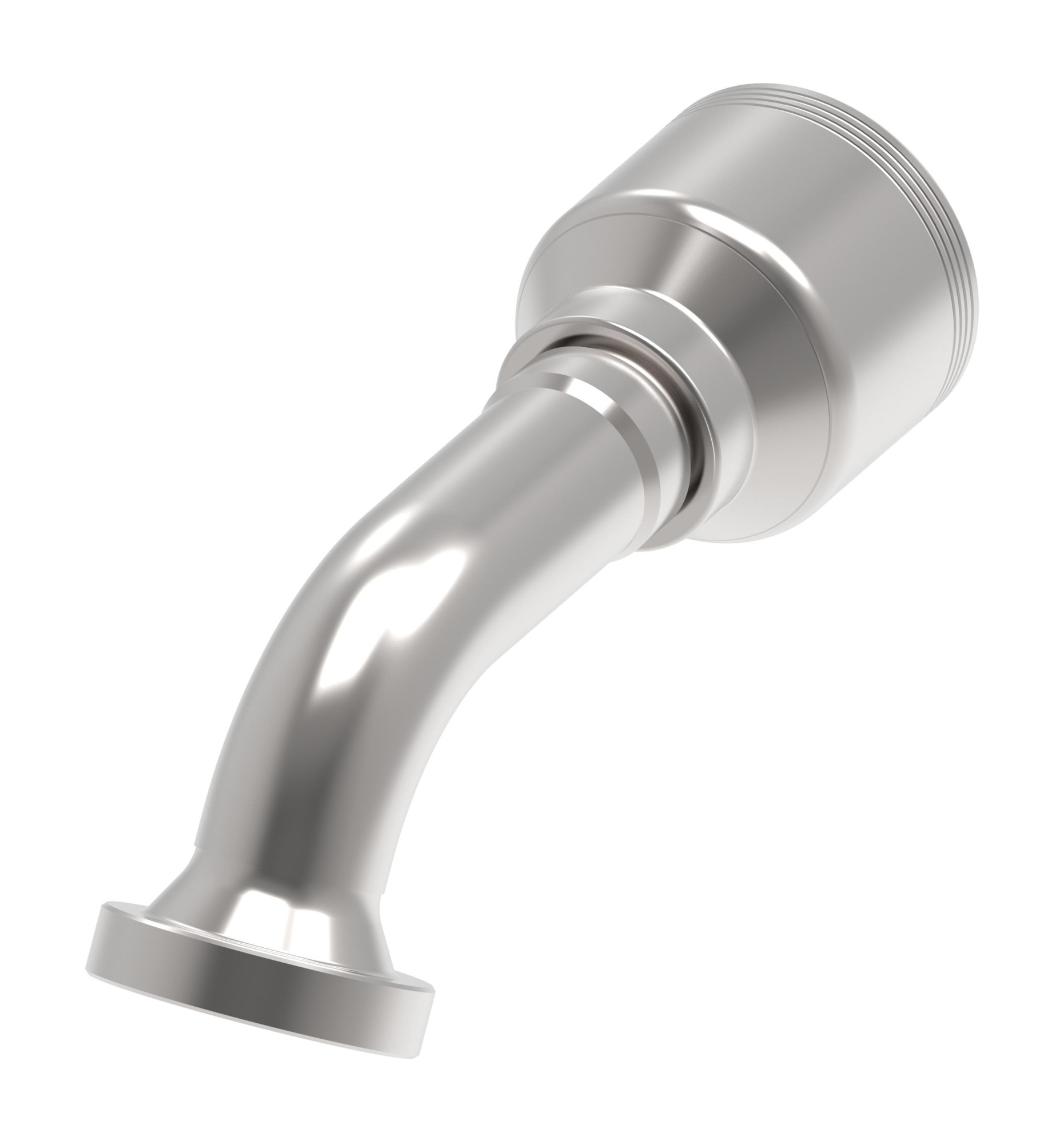 Ftng perm 4-sprl62-flange 60 Deg Elbow