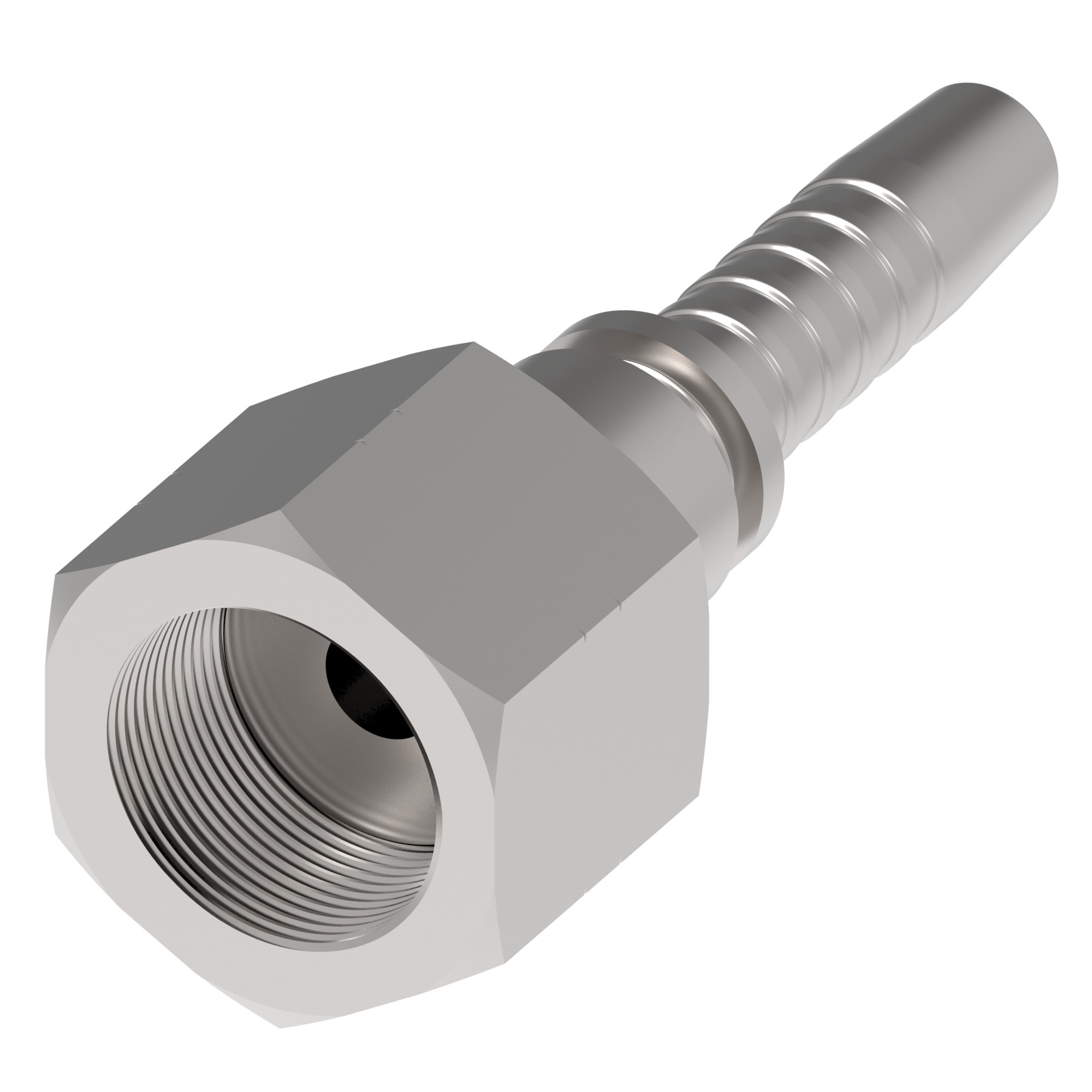 HOSE NIPPLE, 2P/24, ORS-F/24, CS, STR