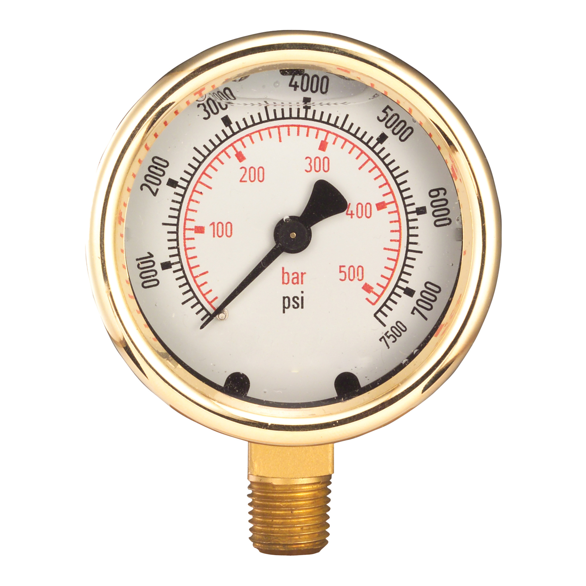 MISC Pressure Gauge, 0 - 1,000 PSI