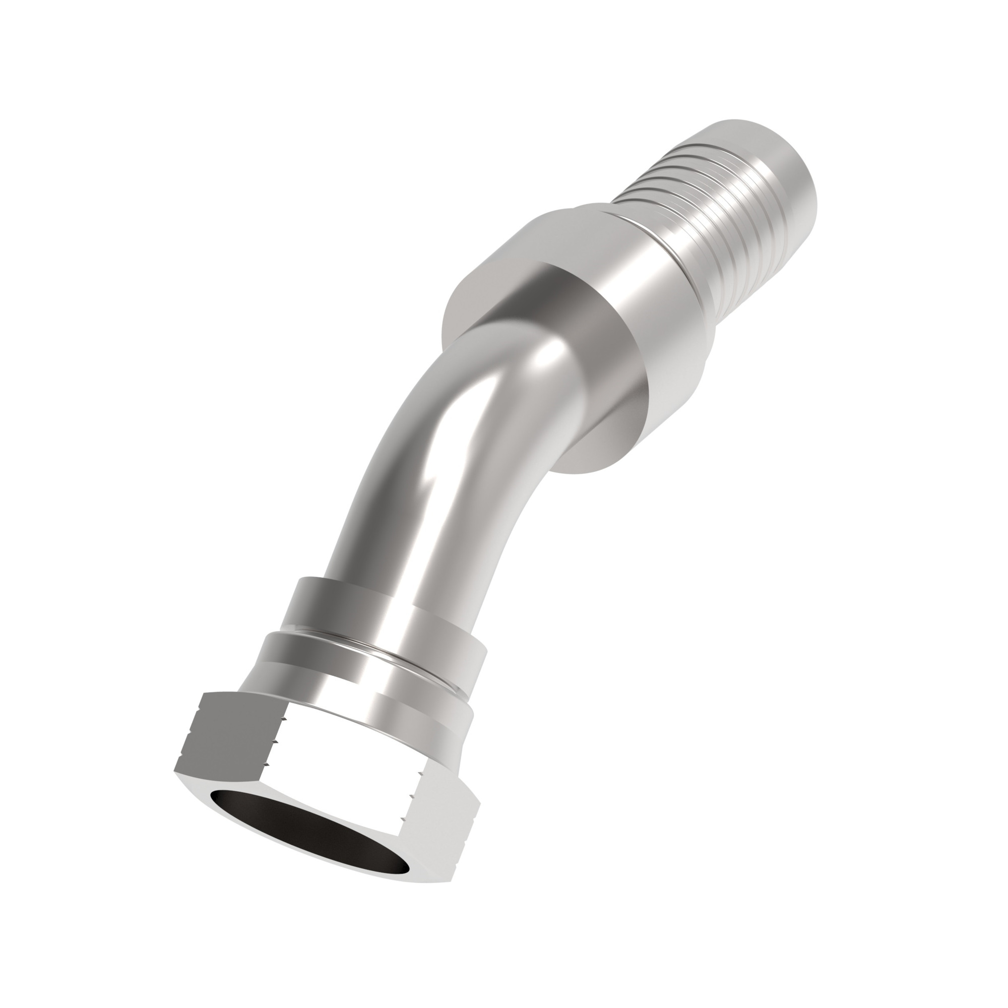 HOSE NIPPLE ASSY,1W/08,JIC-F/08,CS,45D