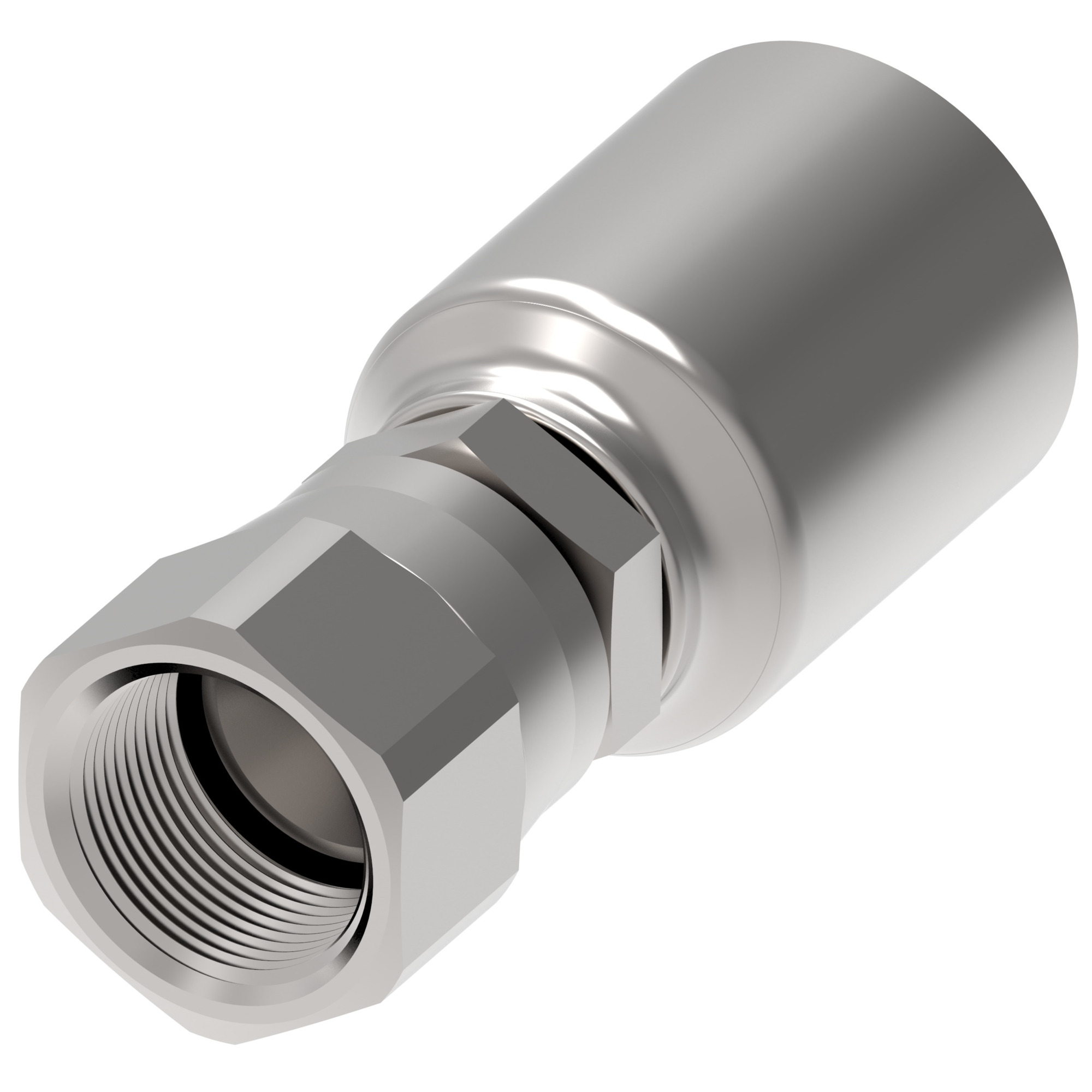 HOSE FTG, 4T/04, JIC-F/06, CS, STR