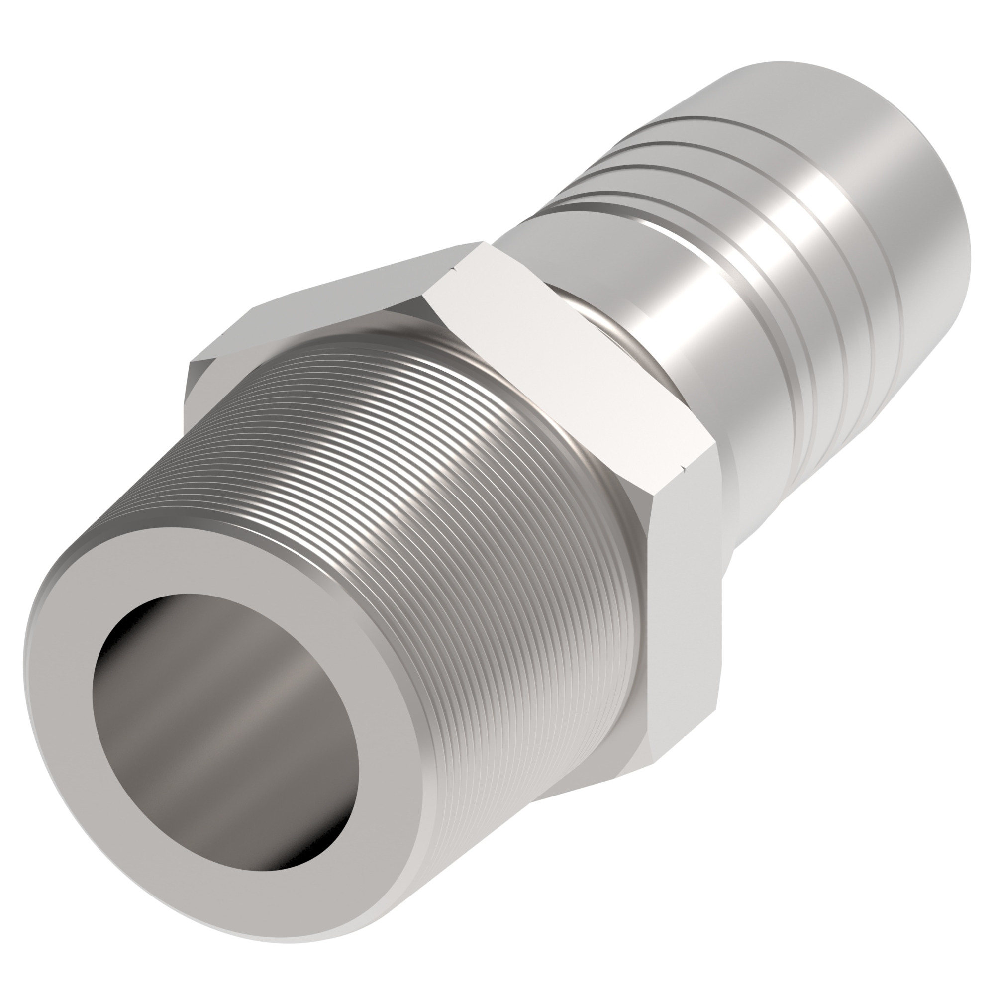 HOSE NIPPLE ASSY,2P/16,BSPT-M/16,AN,STR