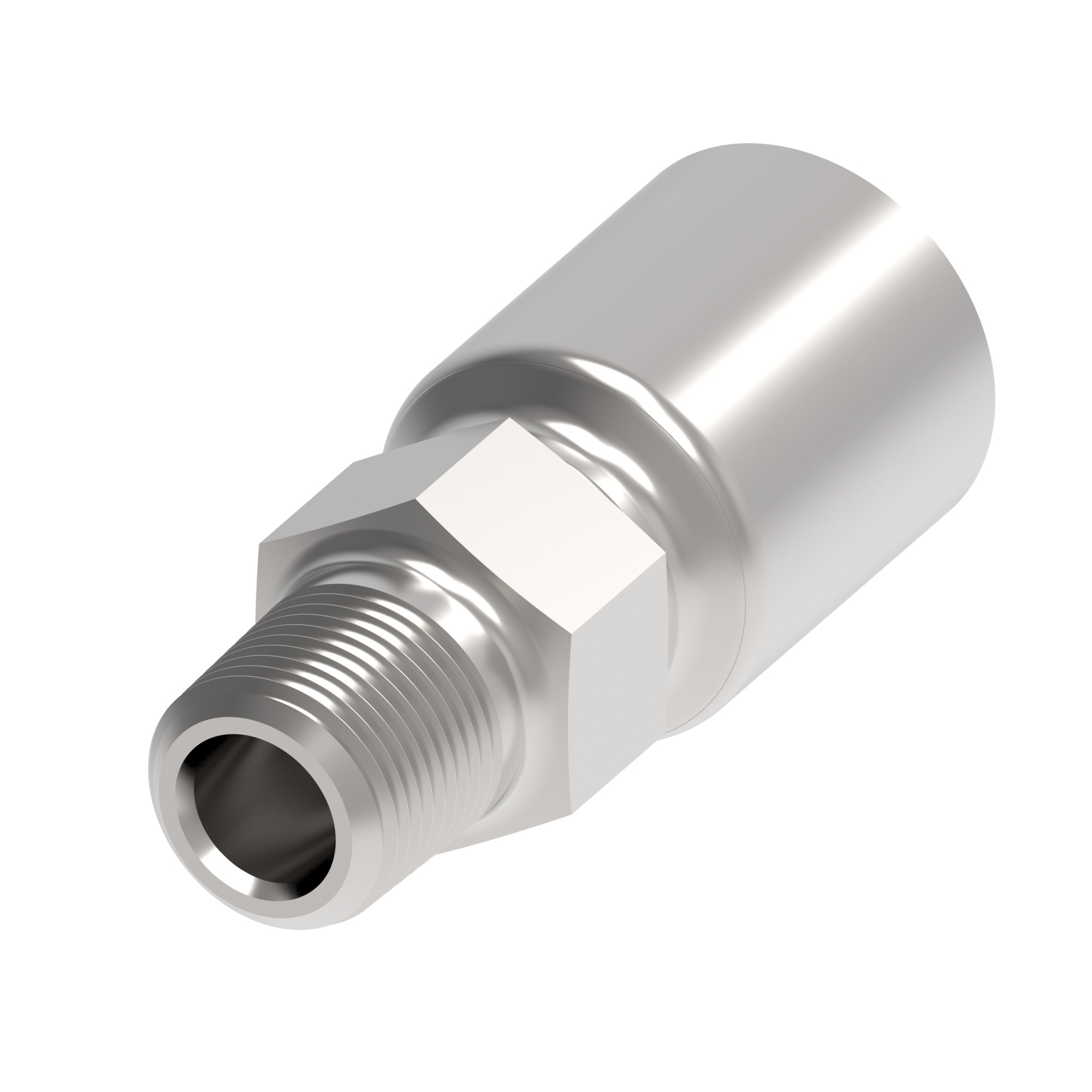 HOSE FTG, 4T/04, NPTF-M/04, CS, STR