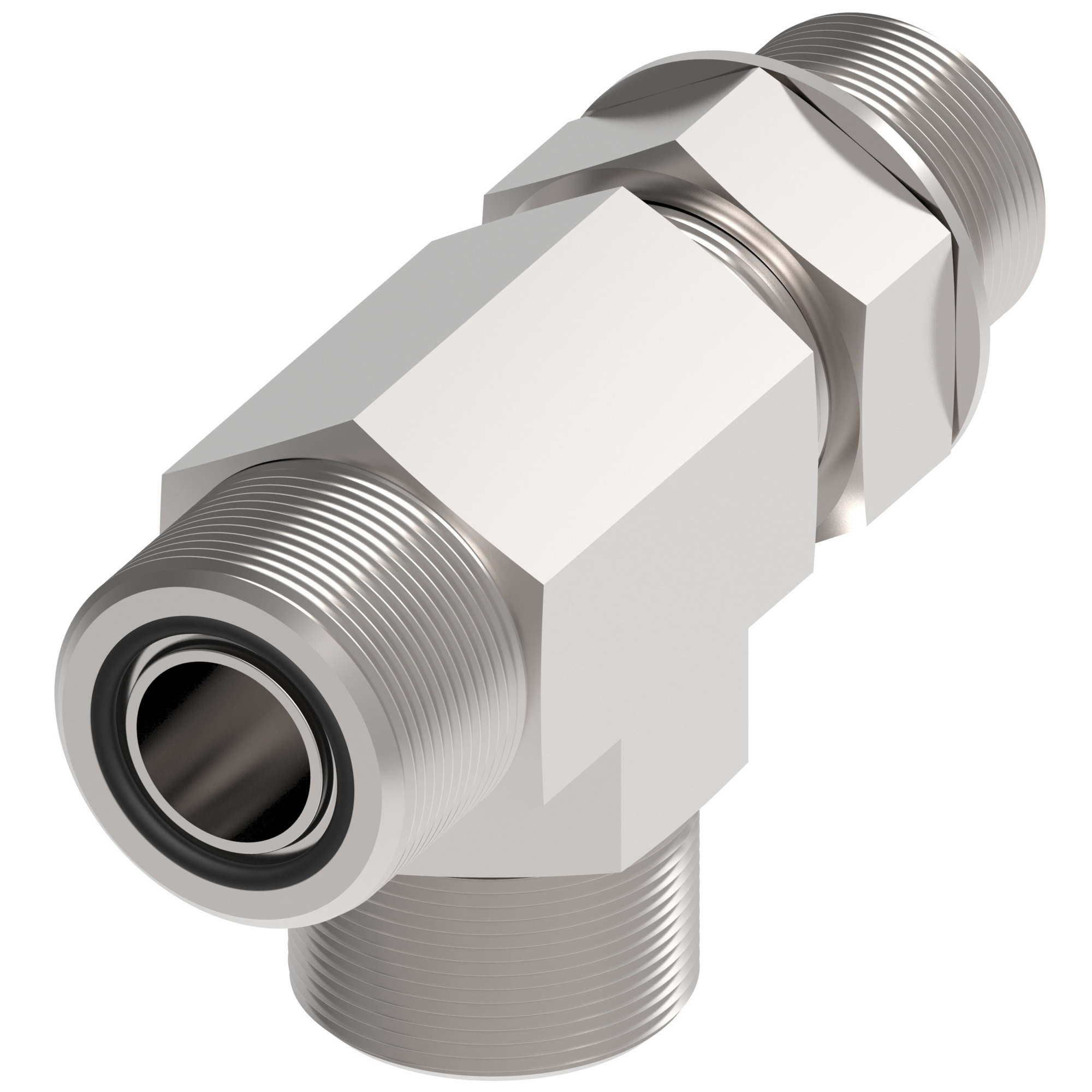 Adapter-TEE,AFF6F-LN,-8-8-8,CS,NBR,Z