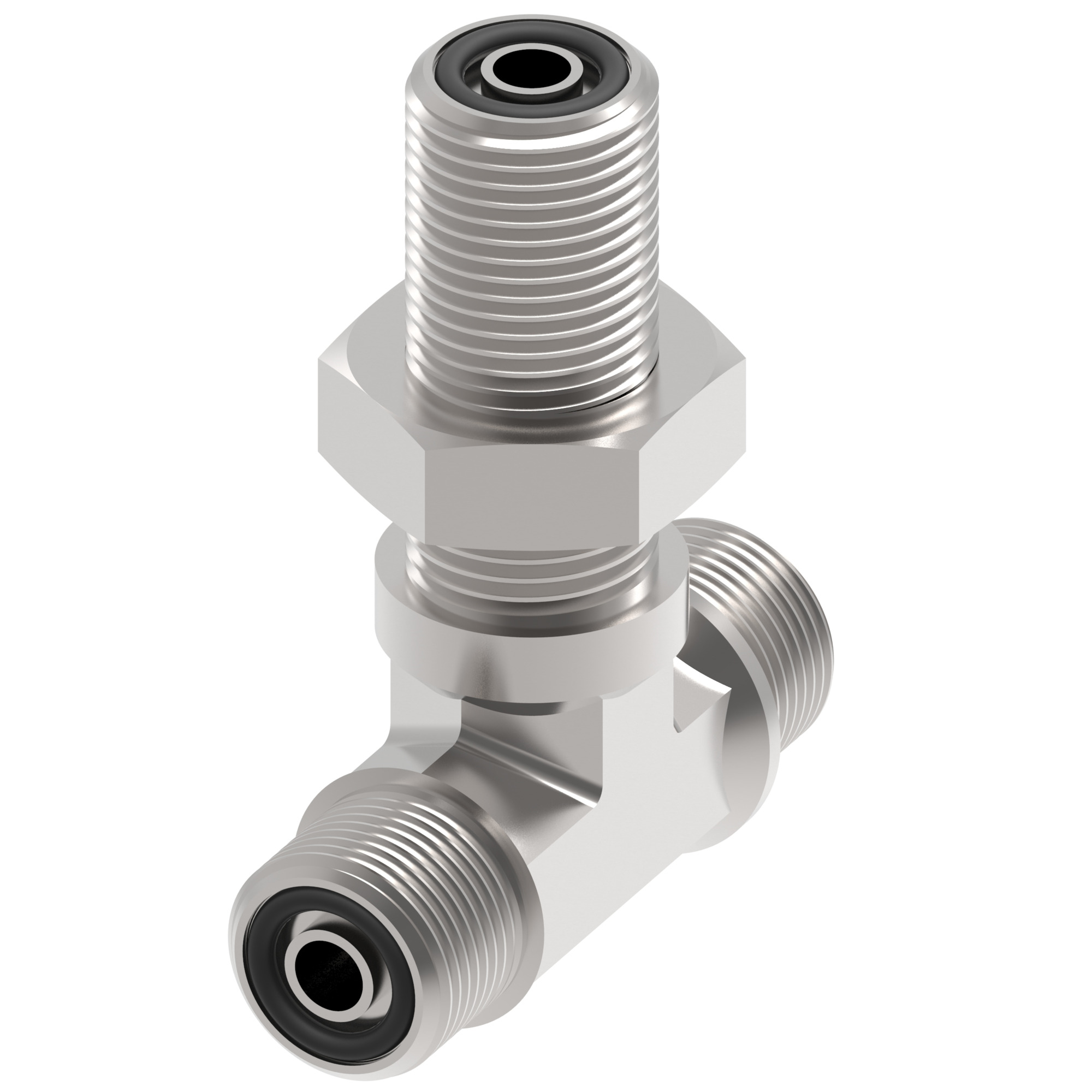 ADAPTER-TEE, FF2033T, 16/16/16, CS, NBR
