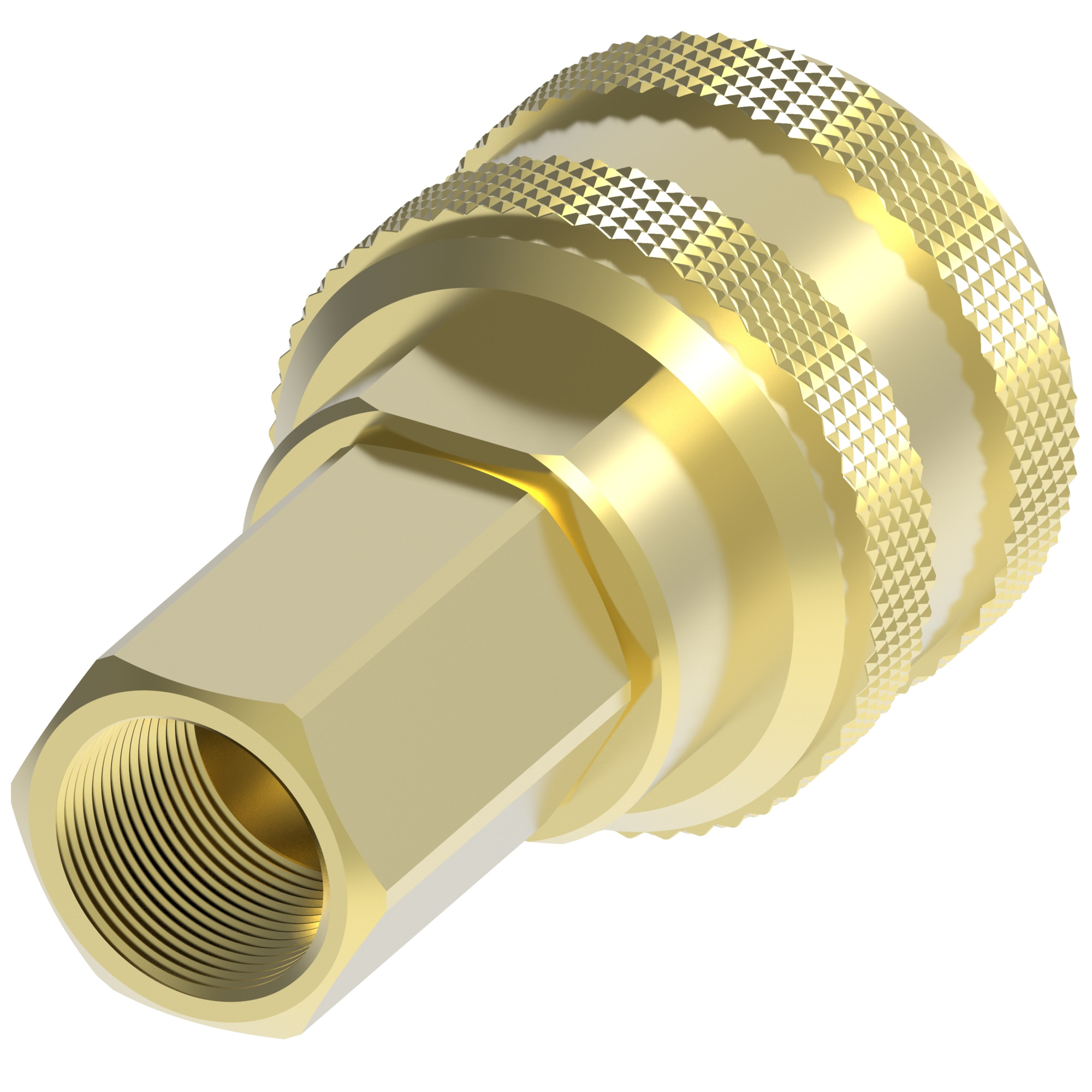 Cplng, 5000 SERIES FEMALE, BRASS