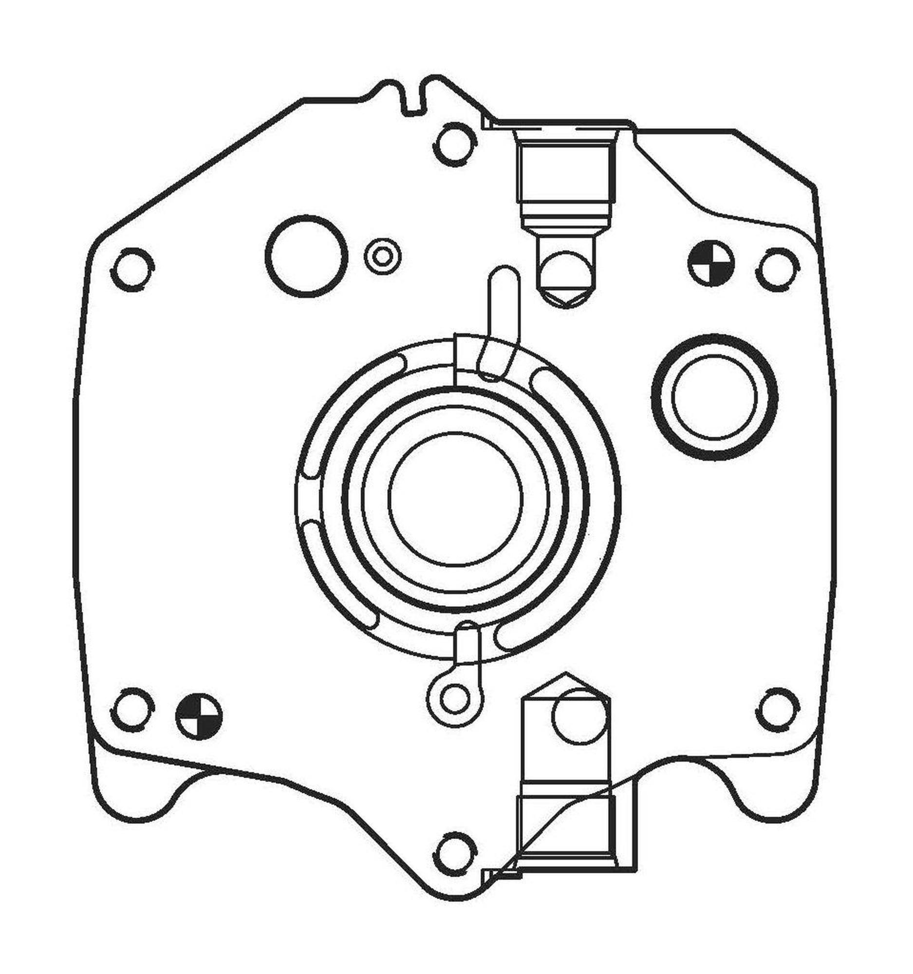 END COVER R.H. (Safety Stock 50 pcs)