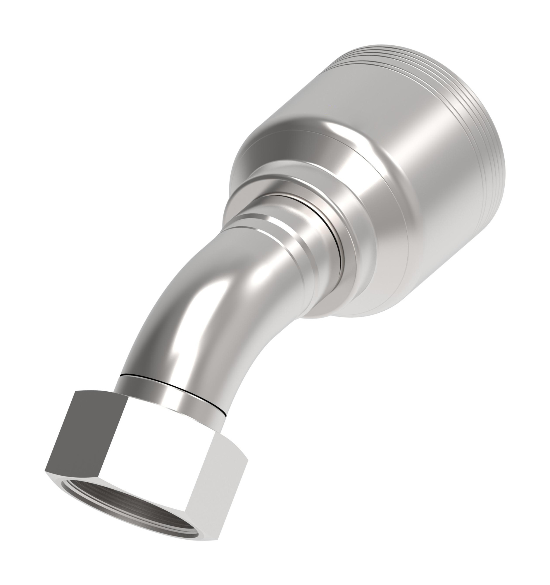 HOSE END (Perm)R12 45 D F ORS Swv