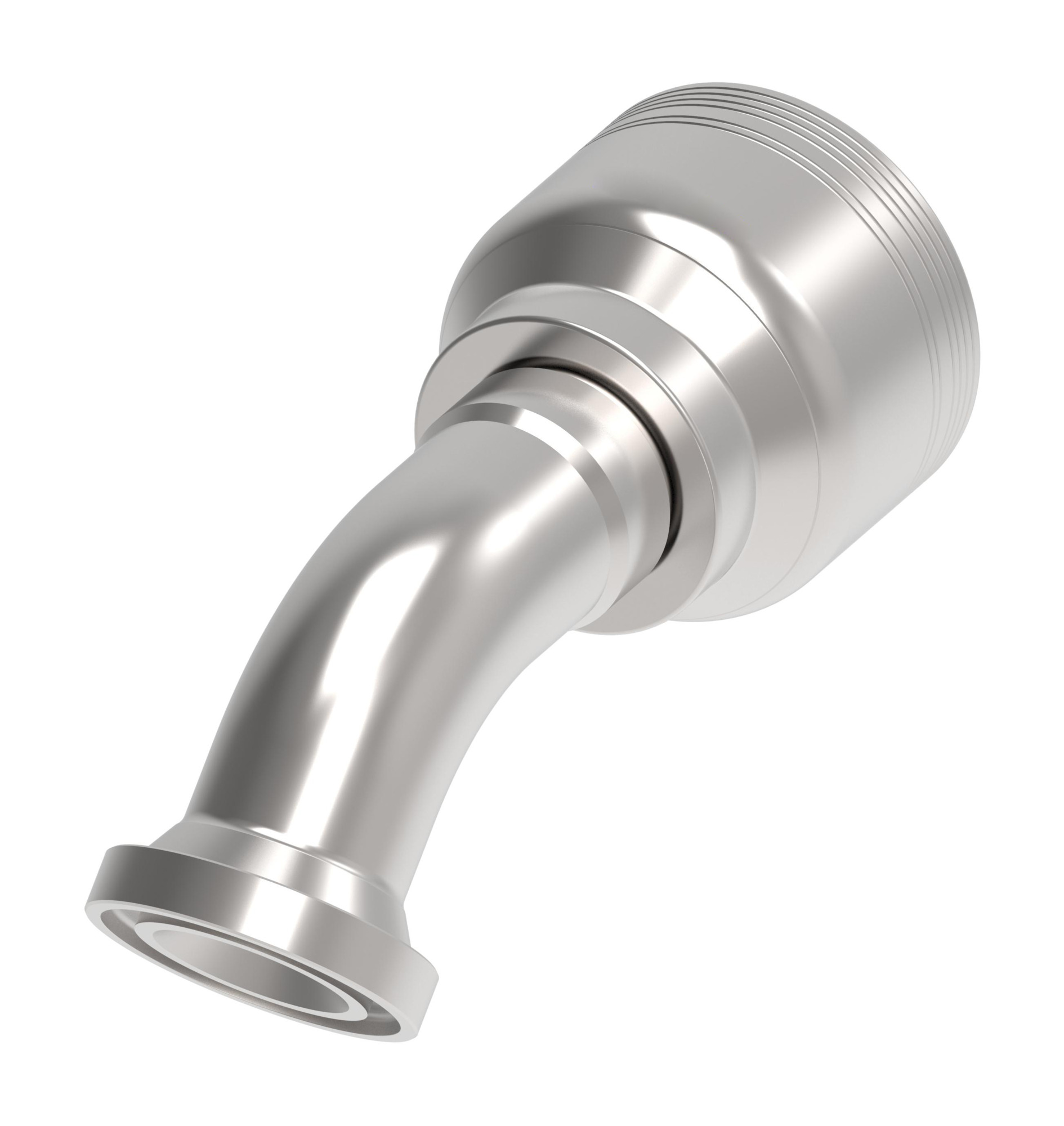 Ftng (perm), 6-sprl, 61-flange, steel 45