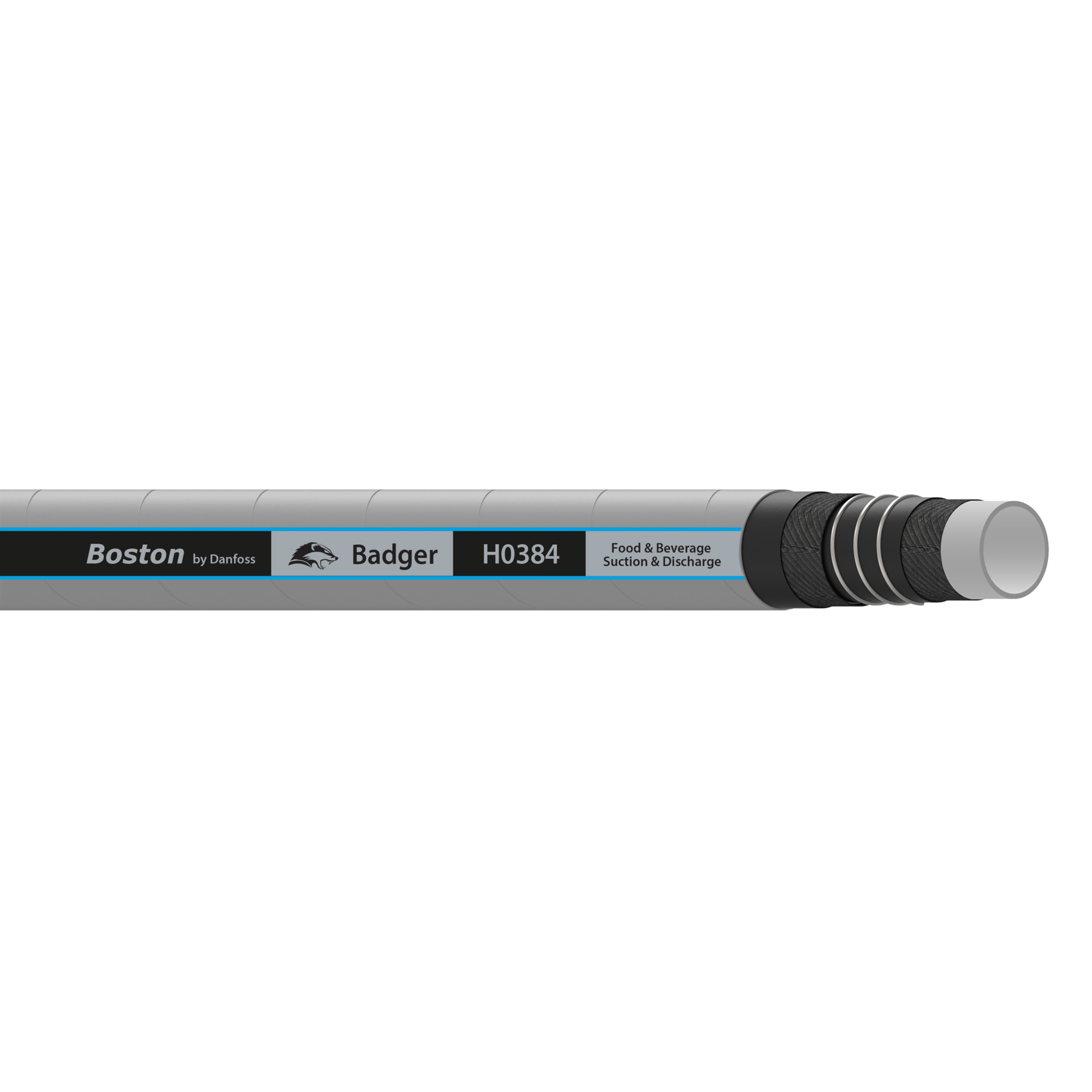 HOSE-BOS,H0384,-64,FOOD/BEV,GY,100FT