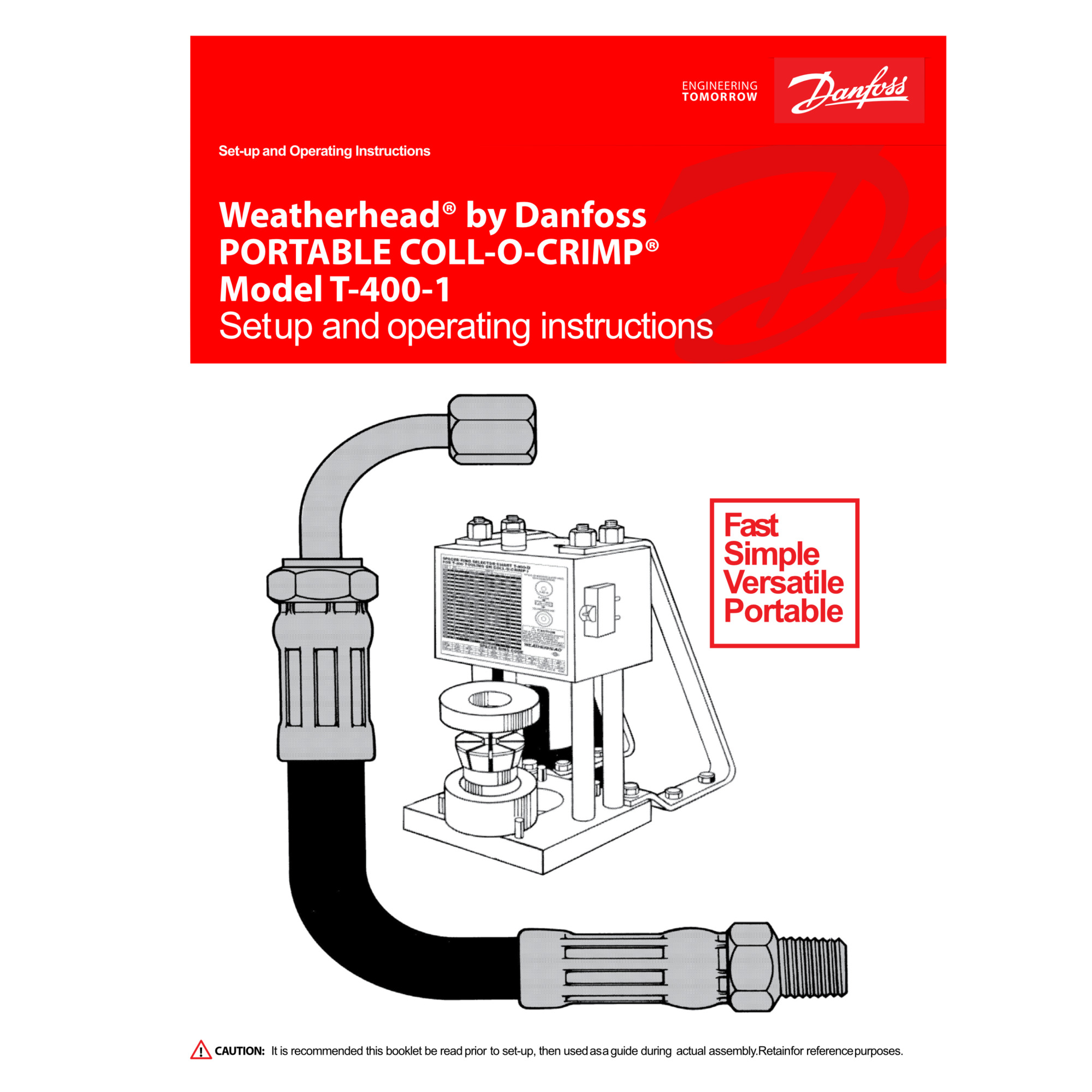 INSTRUCTION KIT (T400-1)